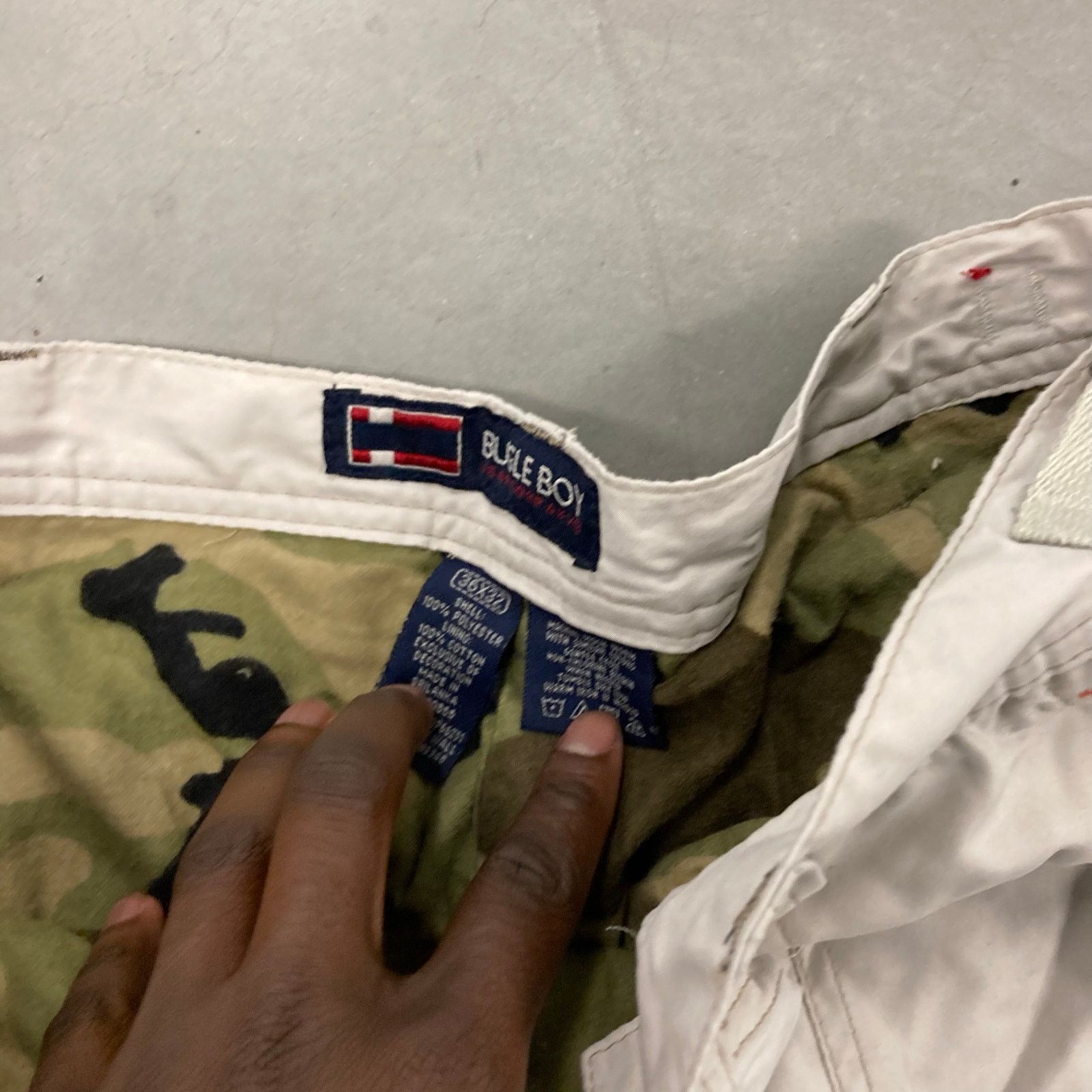 Bugle Boy × Vintage vintage y2k baggy bugle boy camo lined cargo pants 36x32 Size US 36 / EU 52 - 5 Thumbnail