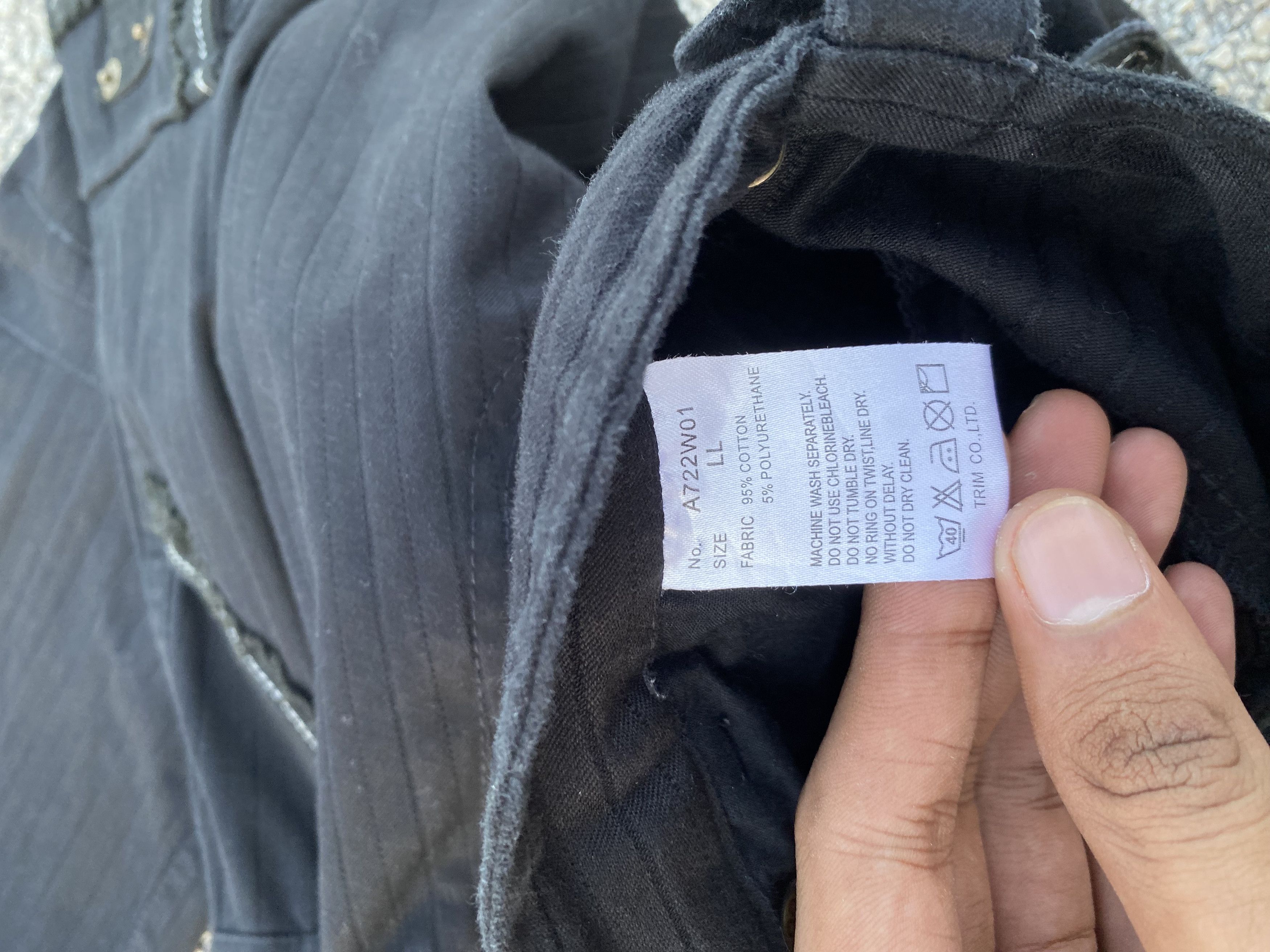 If Six Was Nine PUNK APESTEIN CARGO PANTS Size US 35 - 11 Thumbnail