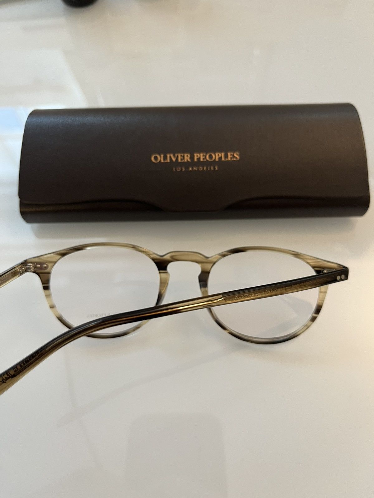 Oliver Peoples Oive Smoke ~ 45mm ~ OLIVER PEOPLES RILEY-R Optical OV5004 Size ONE SIZE - 12 Thumbnail