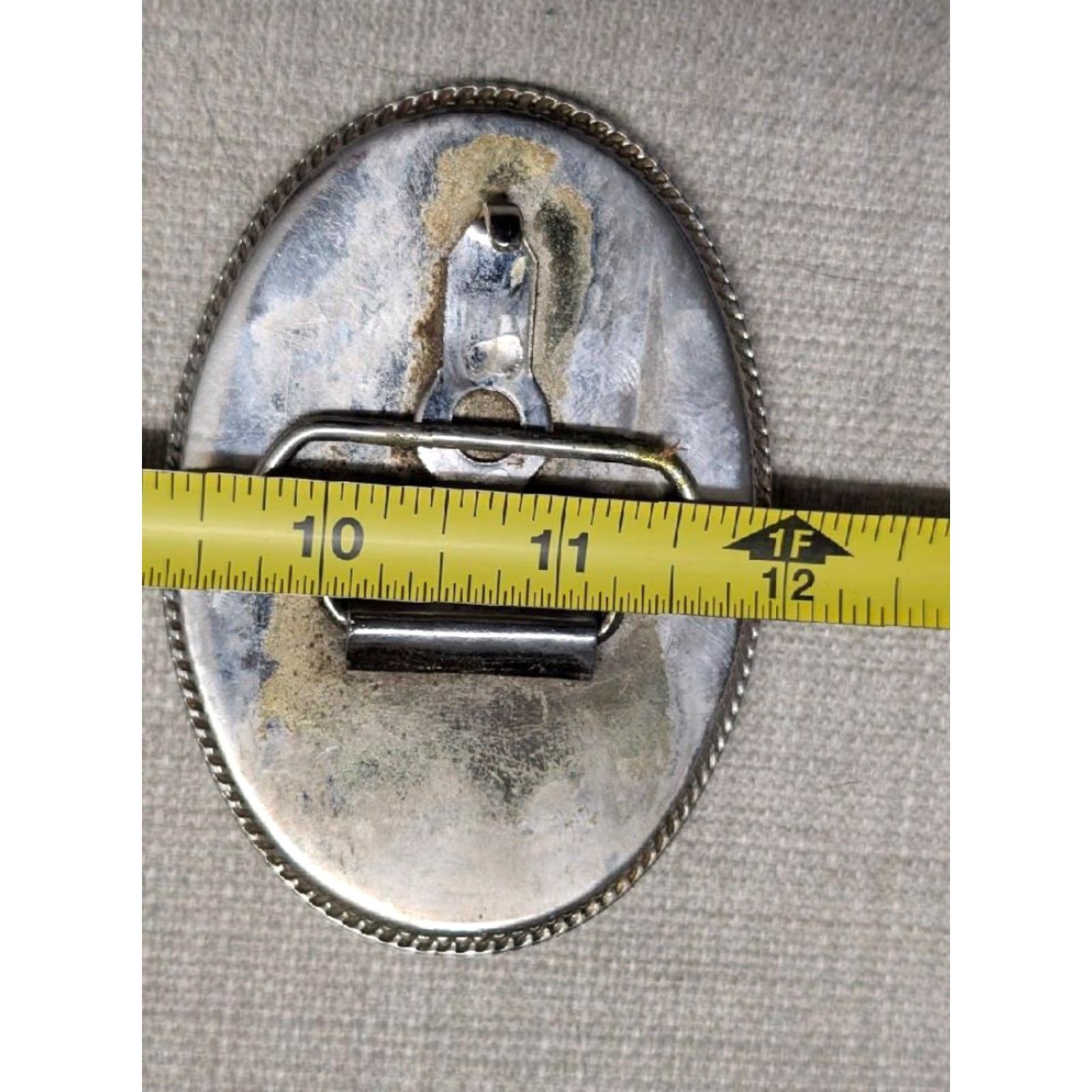 Vintage VINTAGE DEER belt buckle INCOLAY STONE WESTERN NATURE buckLE cowboy hunting belt Buckle 1.5 in Men Brown Tan Rodeo Nature Vintage Mens Size ONE SIZE - 5 Thumbnail