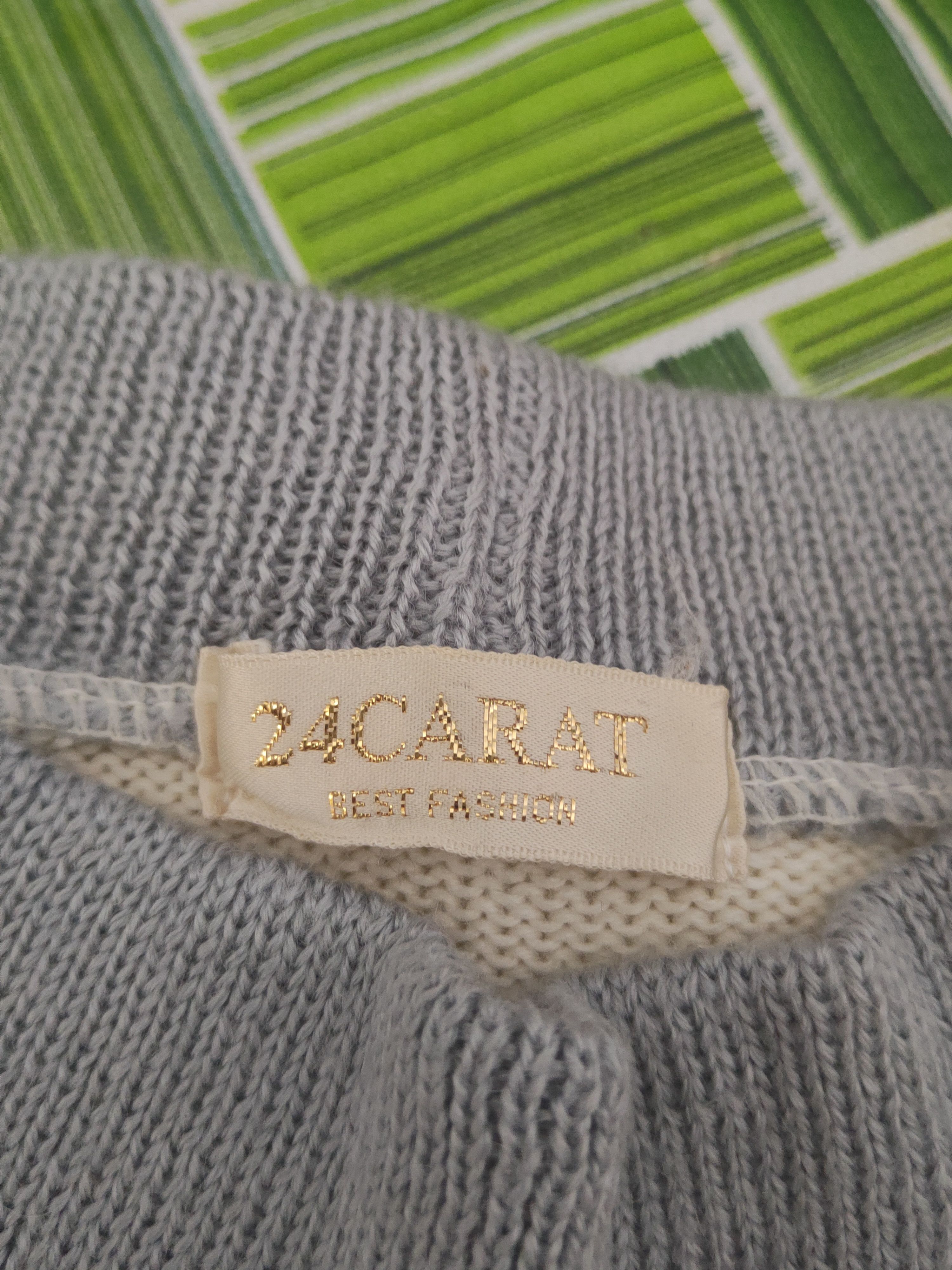 Homespun Knitwear × Japanese Brand × Vintage 24Carat Ivory Knitwear Sweatshirts #W1206 Size M / US 6-8 / IT 42-44 - 12 Thumbnail