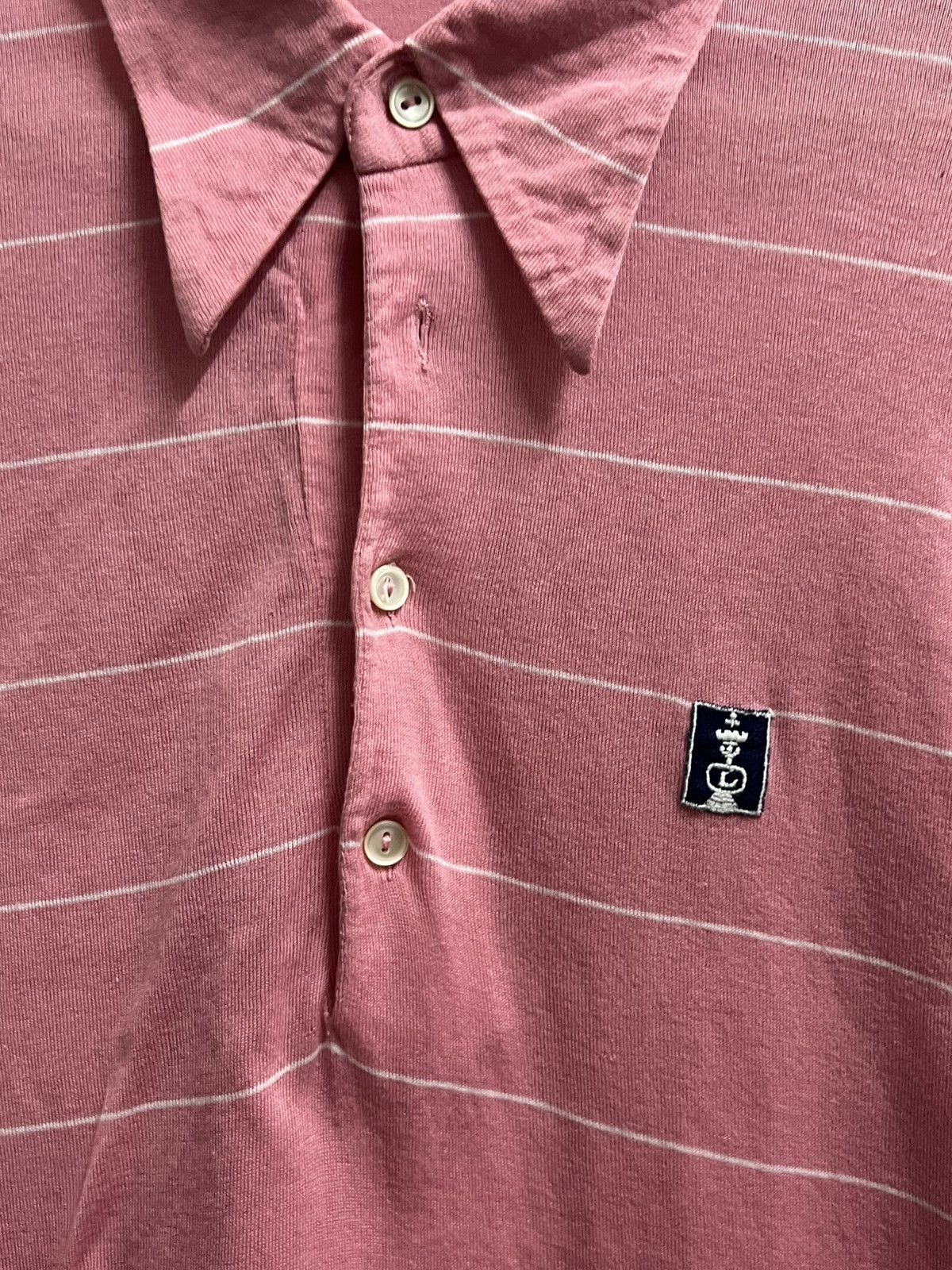 Lanvin × Vintage LANVIN VINTAGE 90s button up shirt single stitch striped Size US XL / EU 56 / 4 - 3 Thumbnail