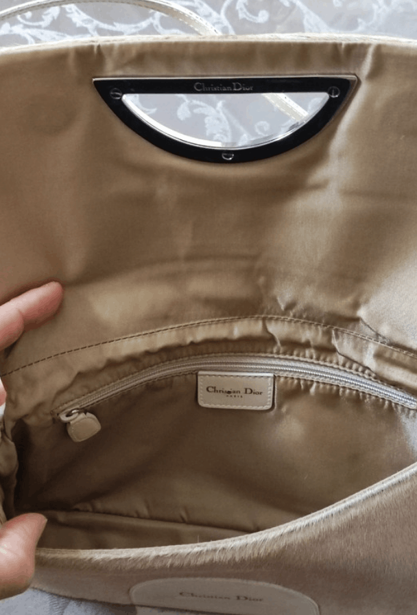 Christian Dior Monsieur × Dior Dior Bag Malice Saddle Shoulder Hodo Fur Leather 90s EX0031 Size ONE SIZE - 14 Thumbnail