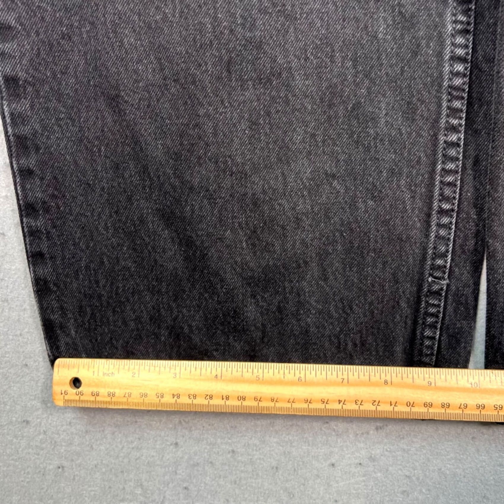 Zara Zara Jeans Womens Size 4 Black Wide-Leg High-Waisted Denim 5-Pocket Rise High Vintage No 90s Womens Jeans Size 27" / US 4 / IT 40 - 7 Thumbnail
