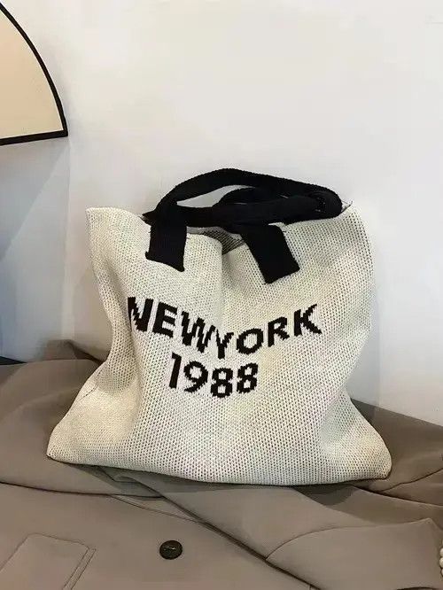Japanese Brand TOTE BAG VINTAGE JAPANANESE BRAND CROCHET NEW YORK Size ONE SIZE - 1 Thumbnail