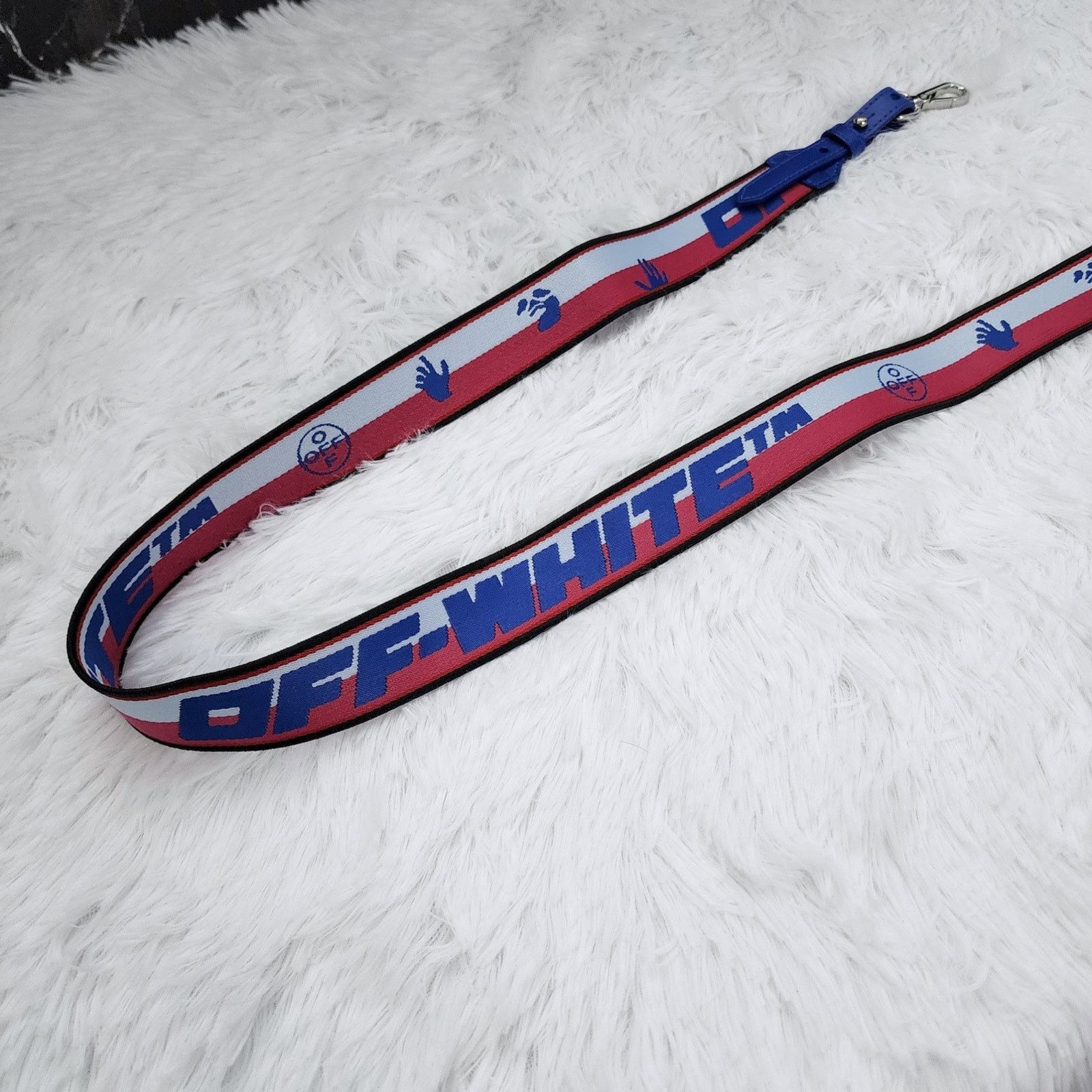 Off-White Off-White Classic Logo Shoulder Strap for Bags in Blue Size ONE SIZE - 2 Thumbnail