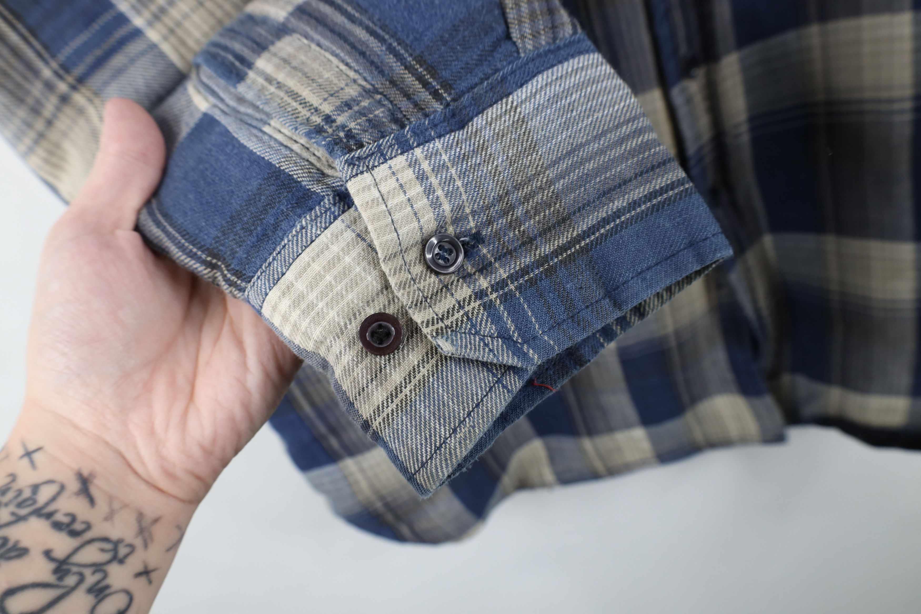 Vintage Vintage 90s Y2K Streetwear Button Shirt Jacket Jac Shirt Size US XXL / EU 58 / 5 - 7 Thumbnail