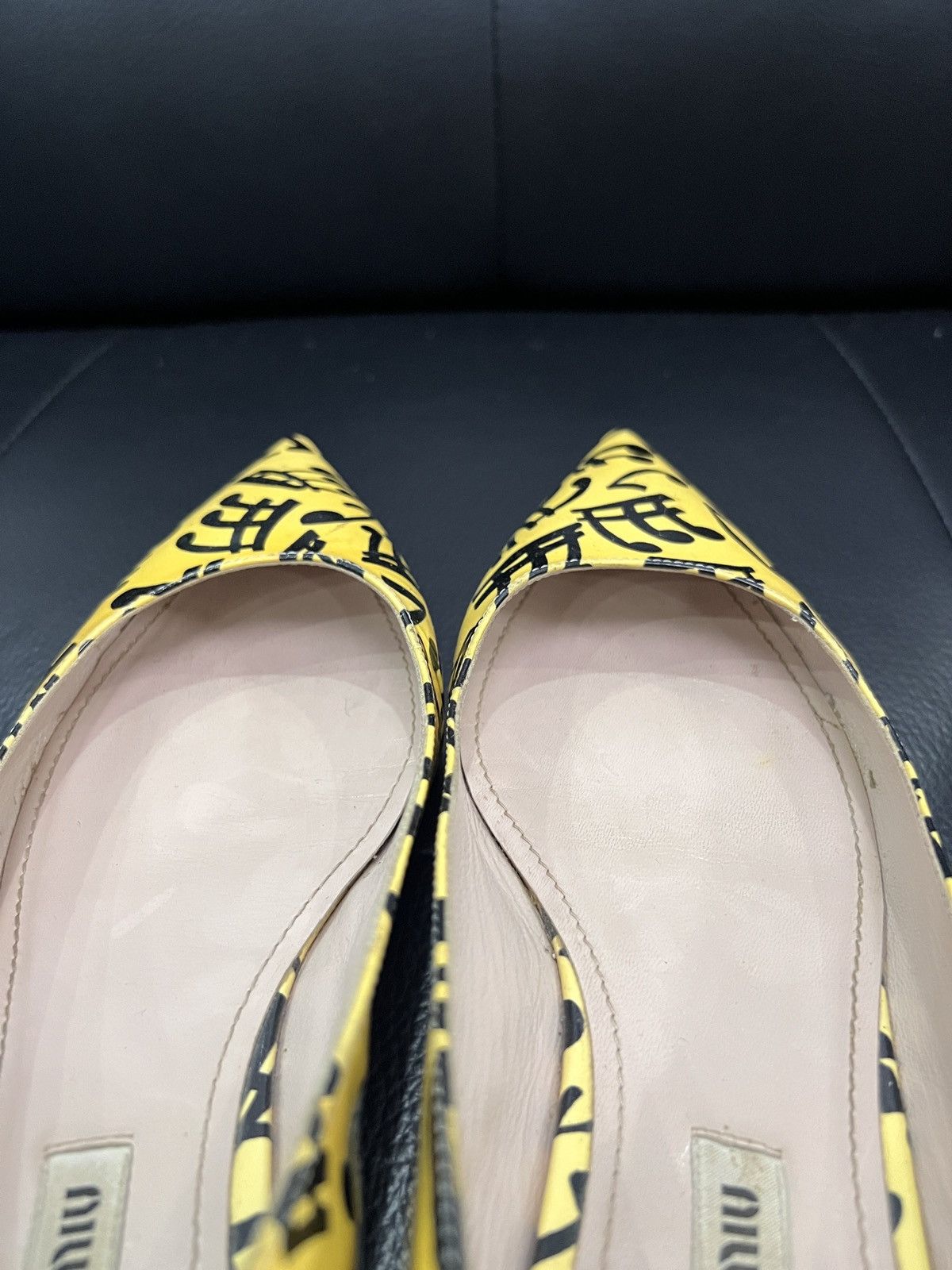 Miu Miu Miu Miu Musical Note Pointed-Toe Flats Size US 7 / IT 37 - 20 Thumbnail