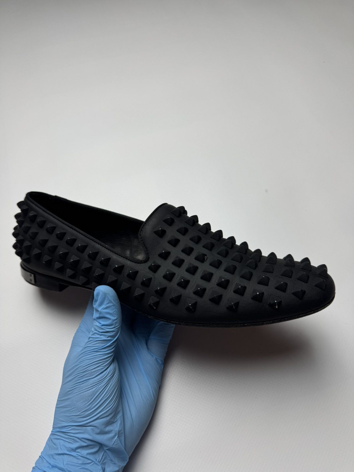 Philipp Plein Philipp Plein Spiked Studded Loafers - Black Matte Size US 8.5 / EU 41-42 - 1 Thumbnail