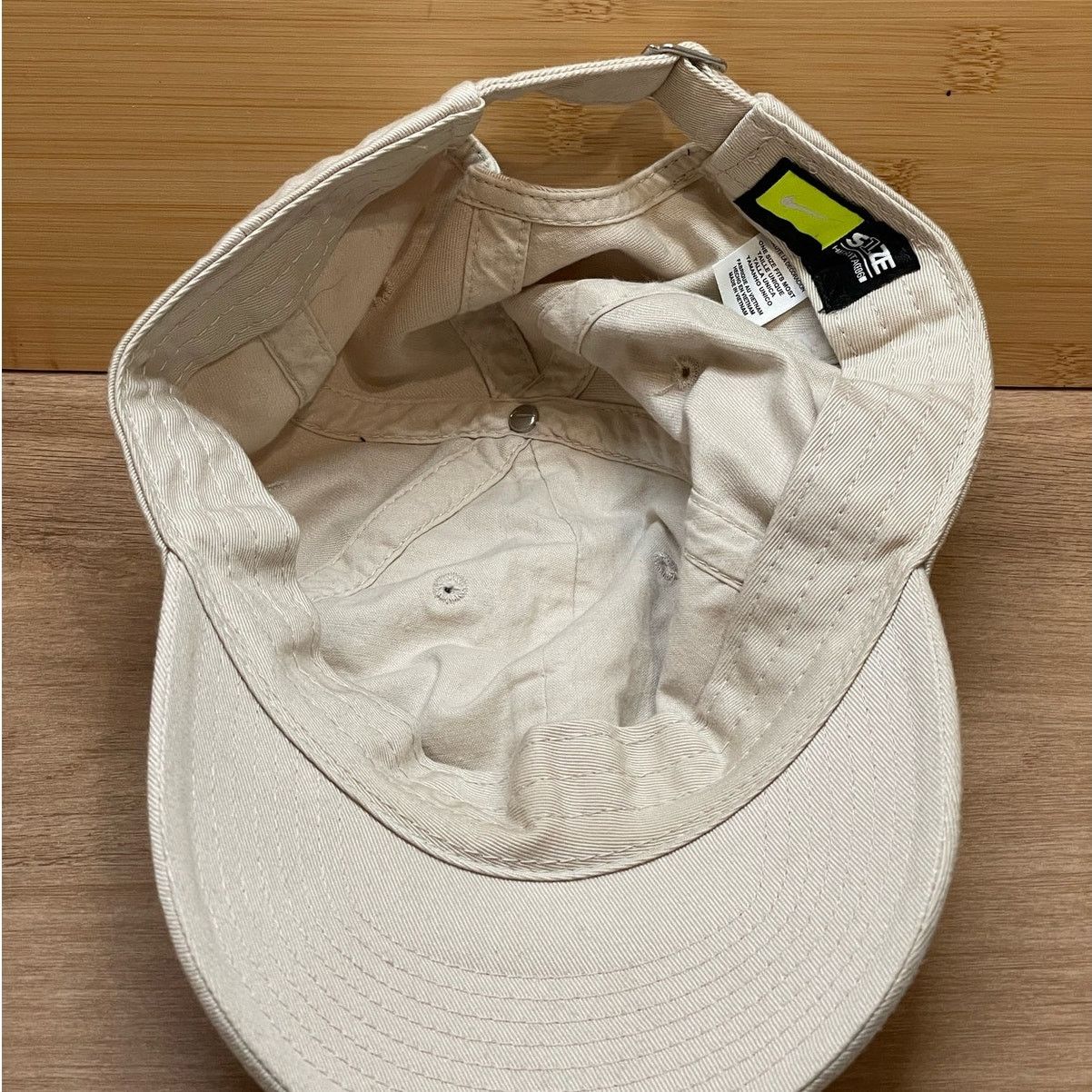 Nike Nike Heritage86 side swoosh hate adjustable beige hat cap Size ONE SIZE - 5 Thumbnail
