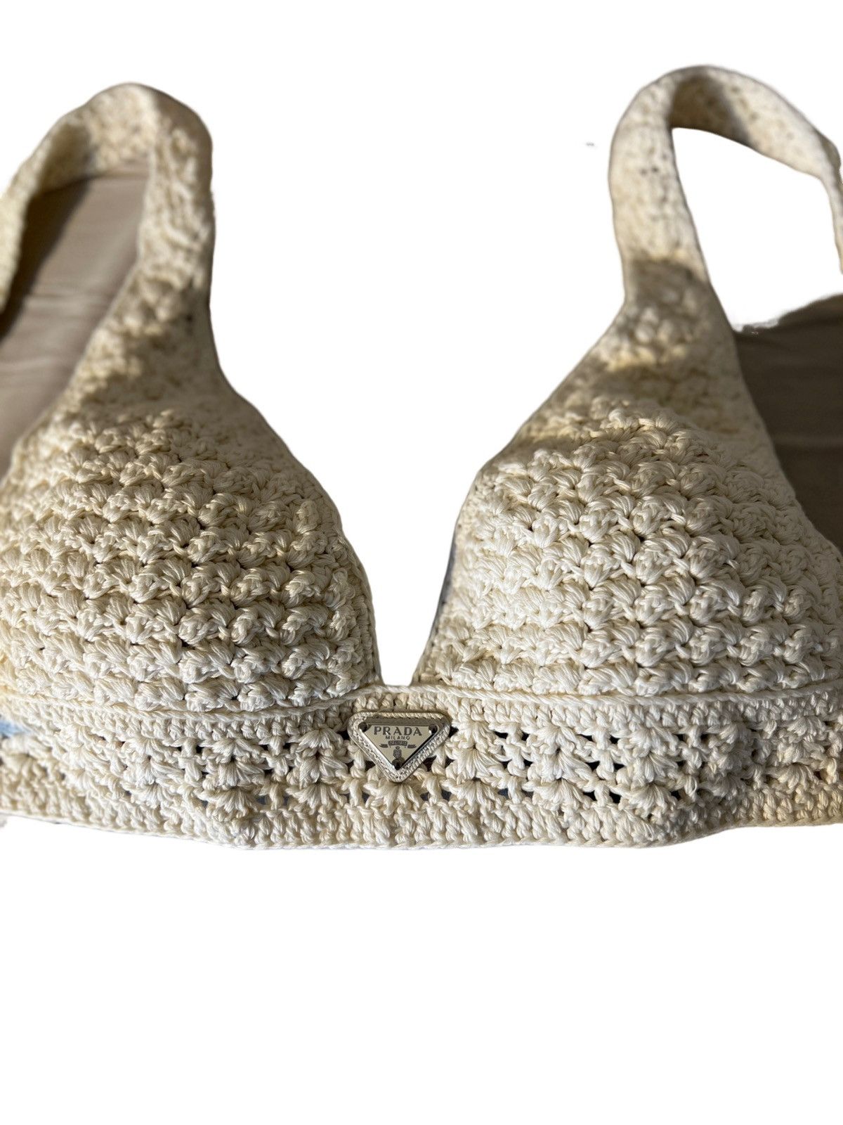 Prada Prada Crochet top Only Vip Creme 💞 Size S / US 4 / IT 40 - 2 Thumbnail