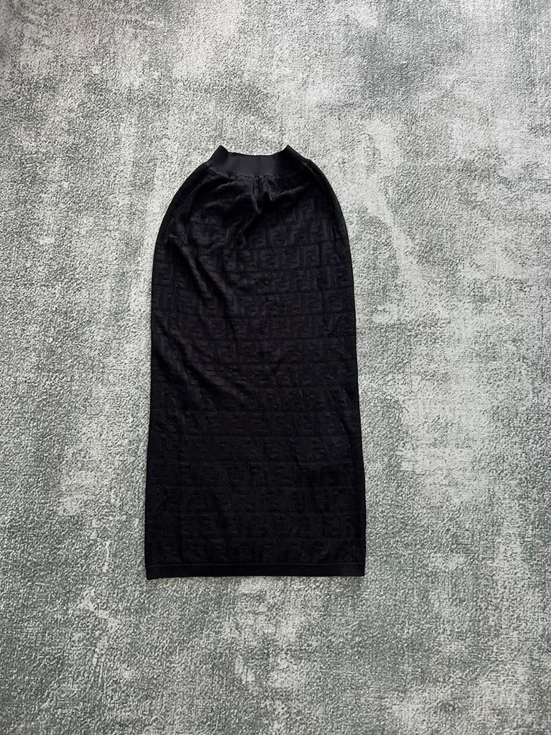 Fendi Fendi Double F High-Waist Knit Skirt - dmc Size US 38 / EU 54 - 1 Thumbnail