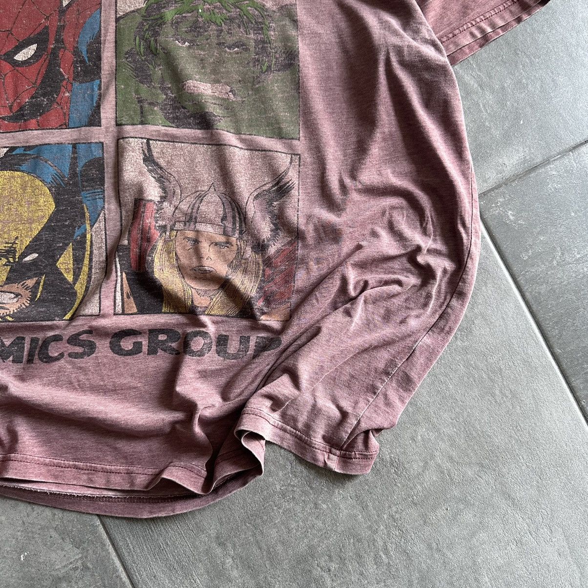 Marvel Comics × Vintage Vintage Dc Comics T-shirts Marvel Comics Big Logo Trashed Size US XXL / EU 58 / 5 - 5 Thumbnail