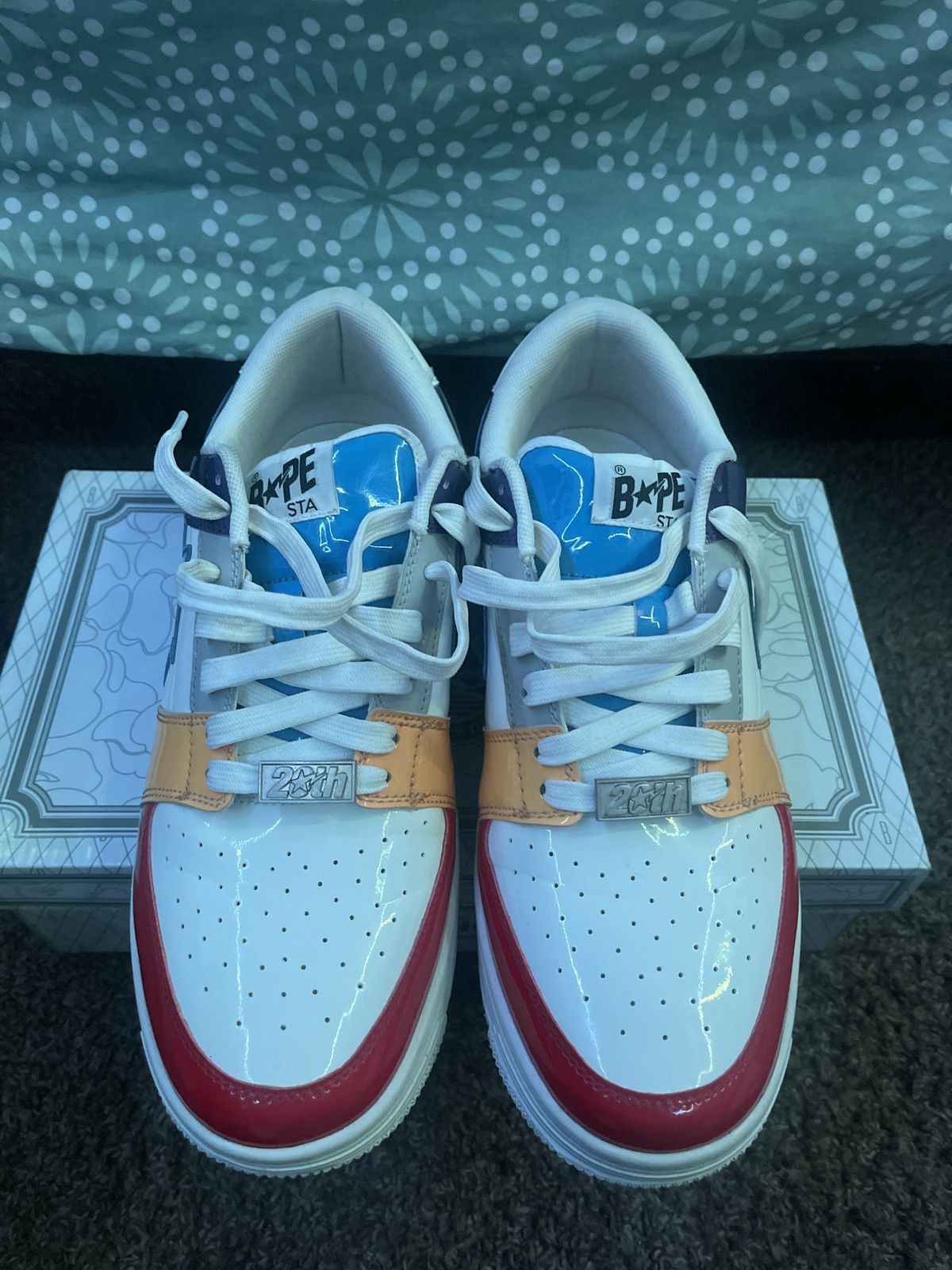 Bape Bapesta Low M2 Crazy Muliticolor Size US 11 / EU 44 - 3 Thumbnail