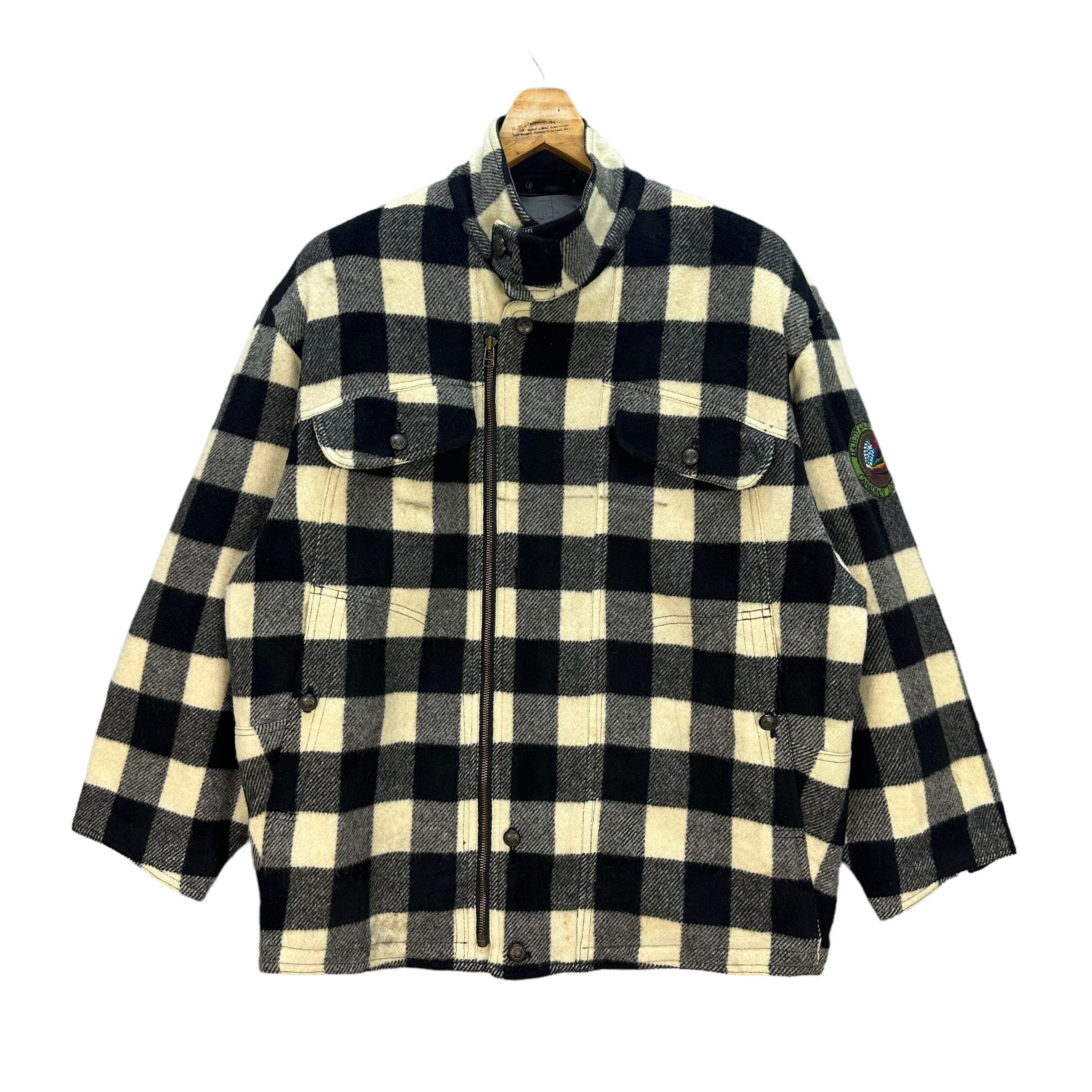 Hardy Amies HARDY AMIES SPORT CANADIAN ROCKY CHECKED JACKET #7992-195 Size US XL / EU 56 / 4 - 2 Thumbnail