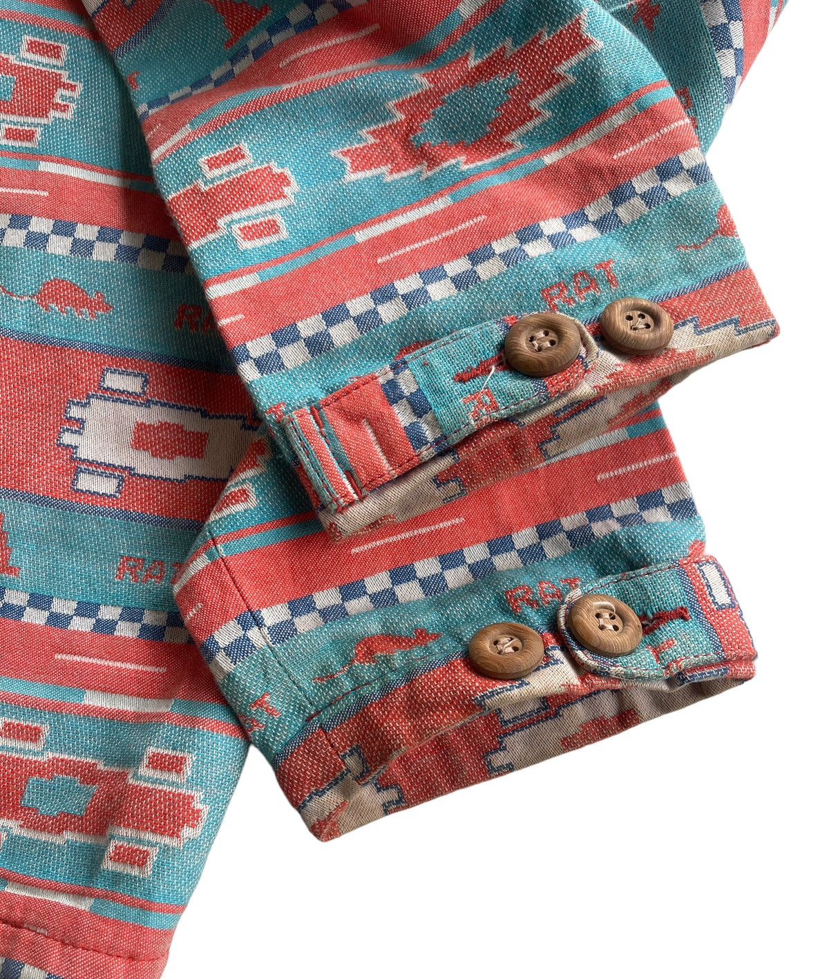 Japanese Brand DOARAT JAPAN AZTEC NATIVE CHORE JACKET Size US M / EU 48-50 / 2 - 9 Thumbnail