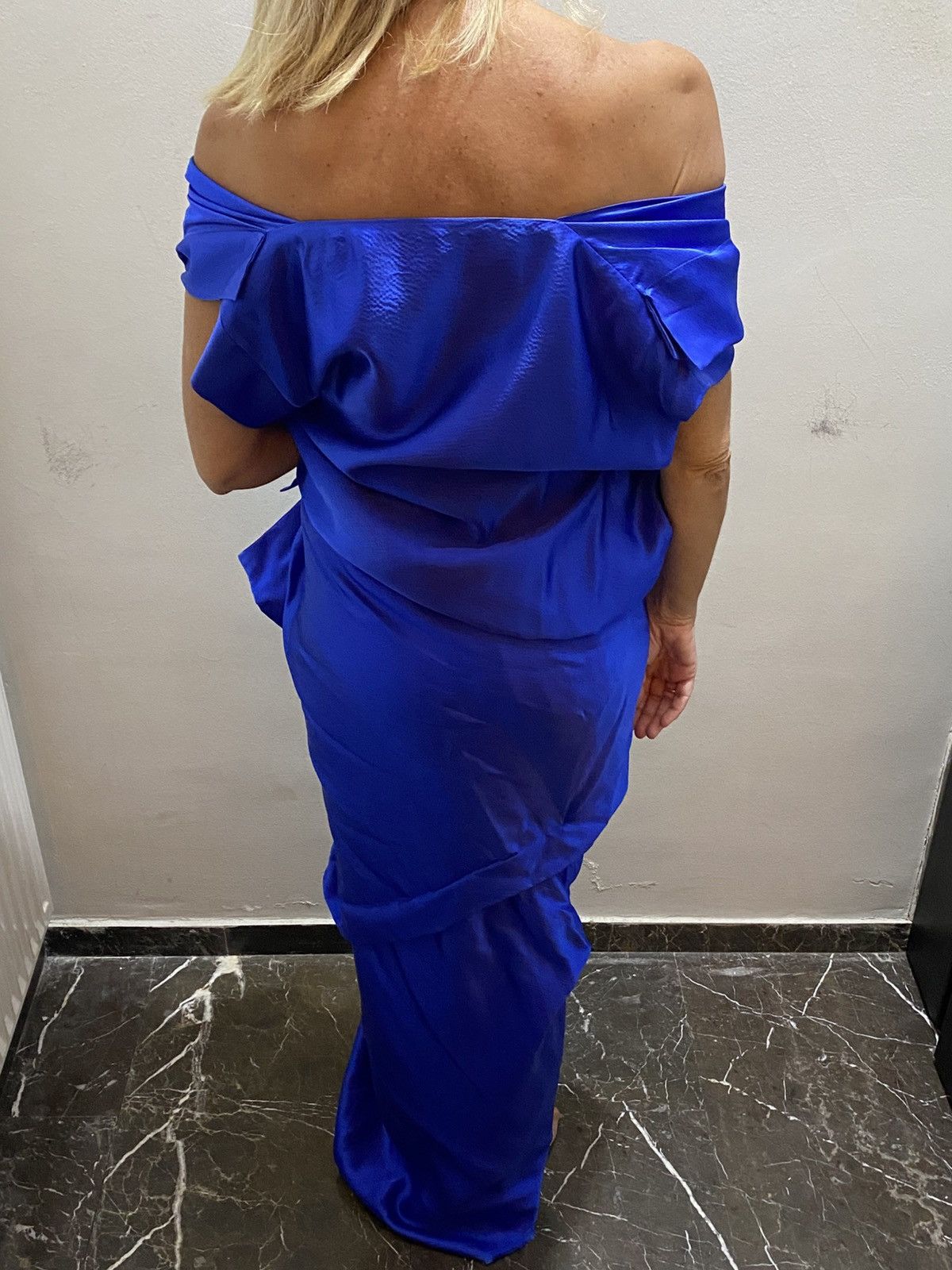 Vivienne Westwood VIVIENNE WESTWOOD ELECTRIC BLUE SILK DRESS Size M / US 6-8 / IT 42-44 - 7 Thumbnail