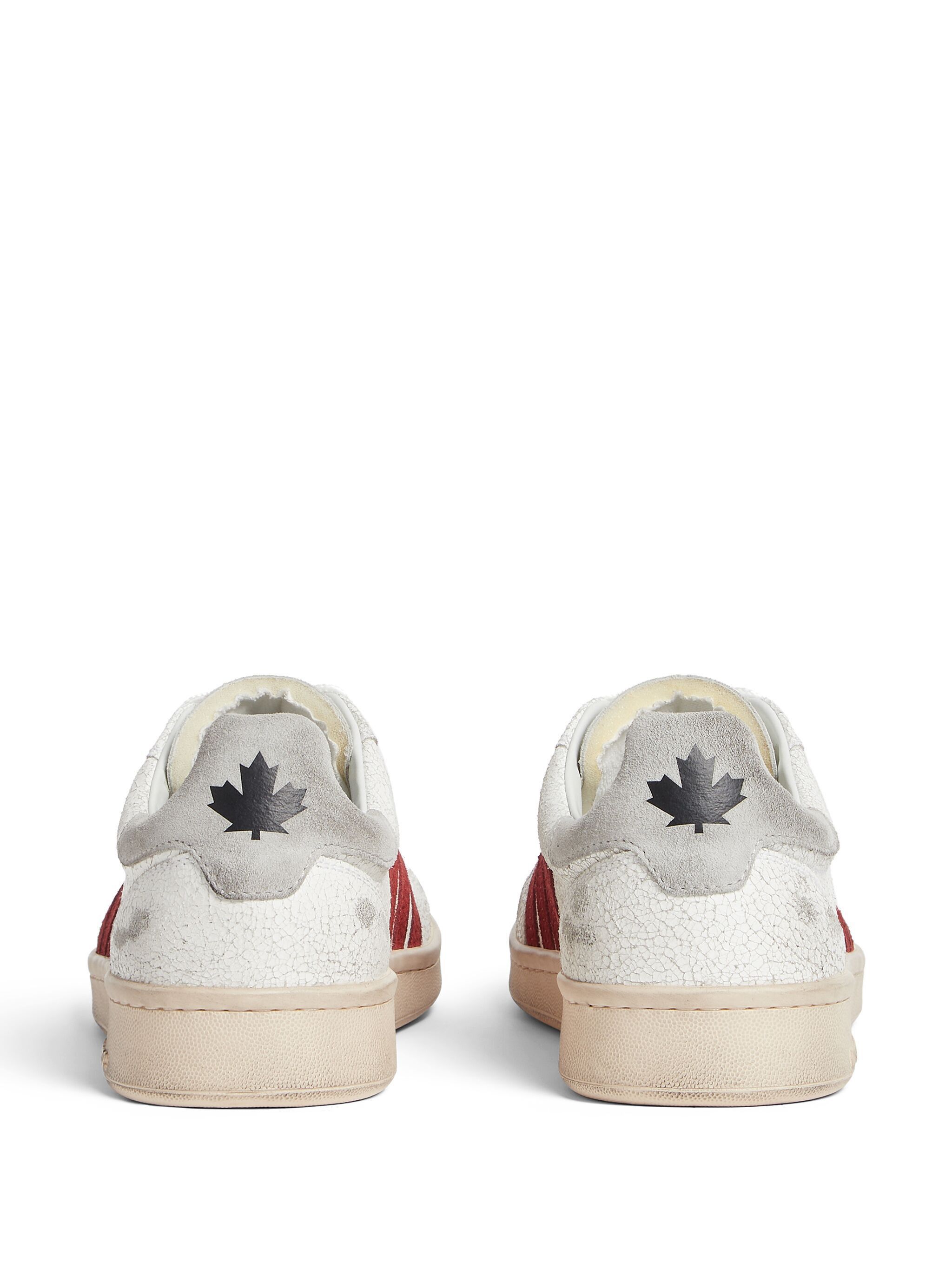 Dsquared2 o1s22i1n1124 Box Sneakers in Grey & Red Size US 12 / EU 45 - 3 Thumbnail