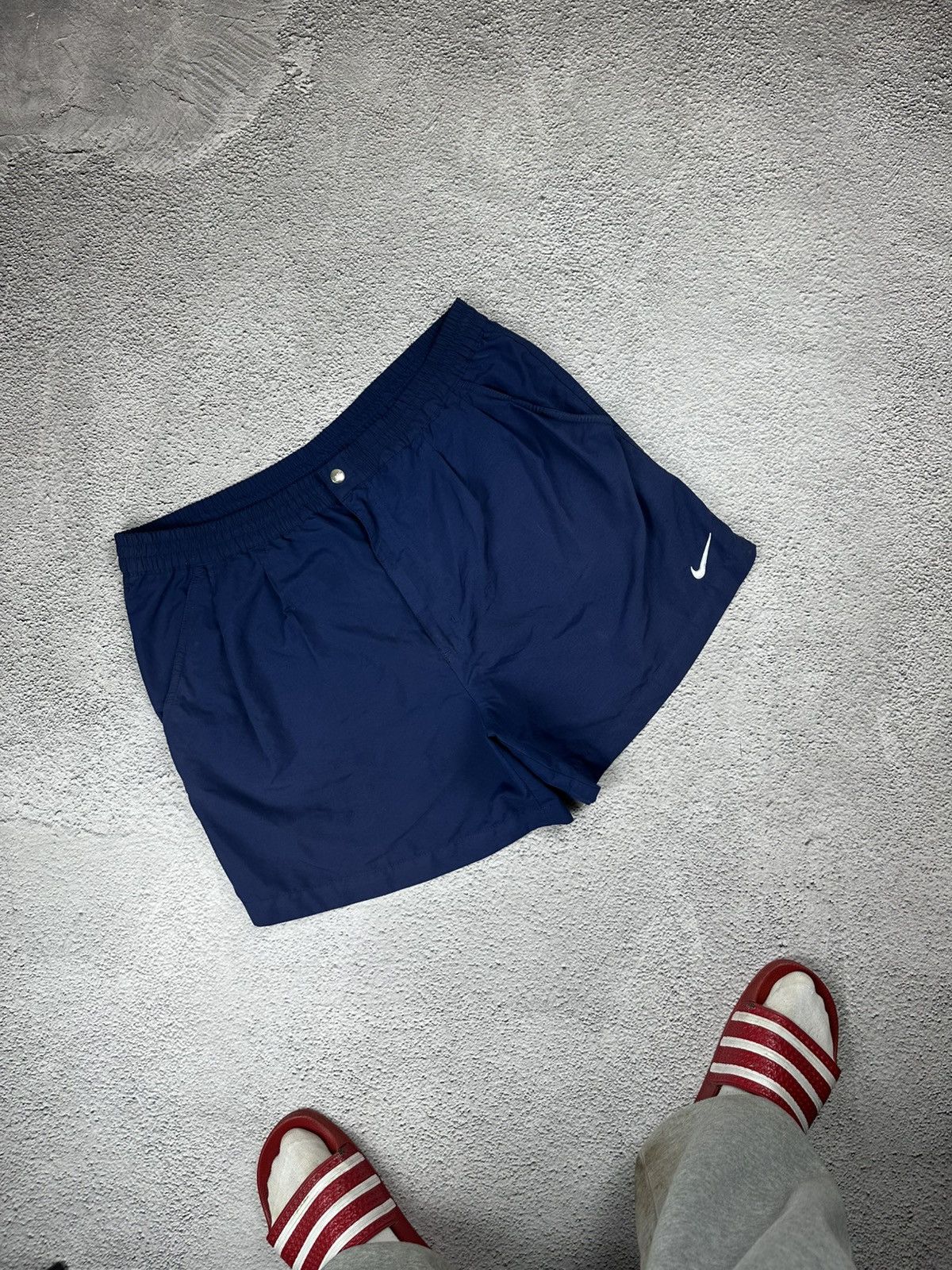 Nike Vintage Nike Nylon Short Y2K Drill Sportwear Style Size US 34 / EU 50 - 1 Thumbnail
