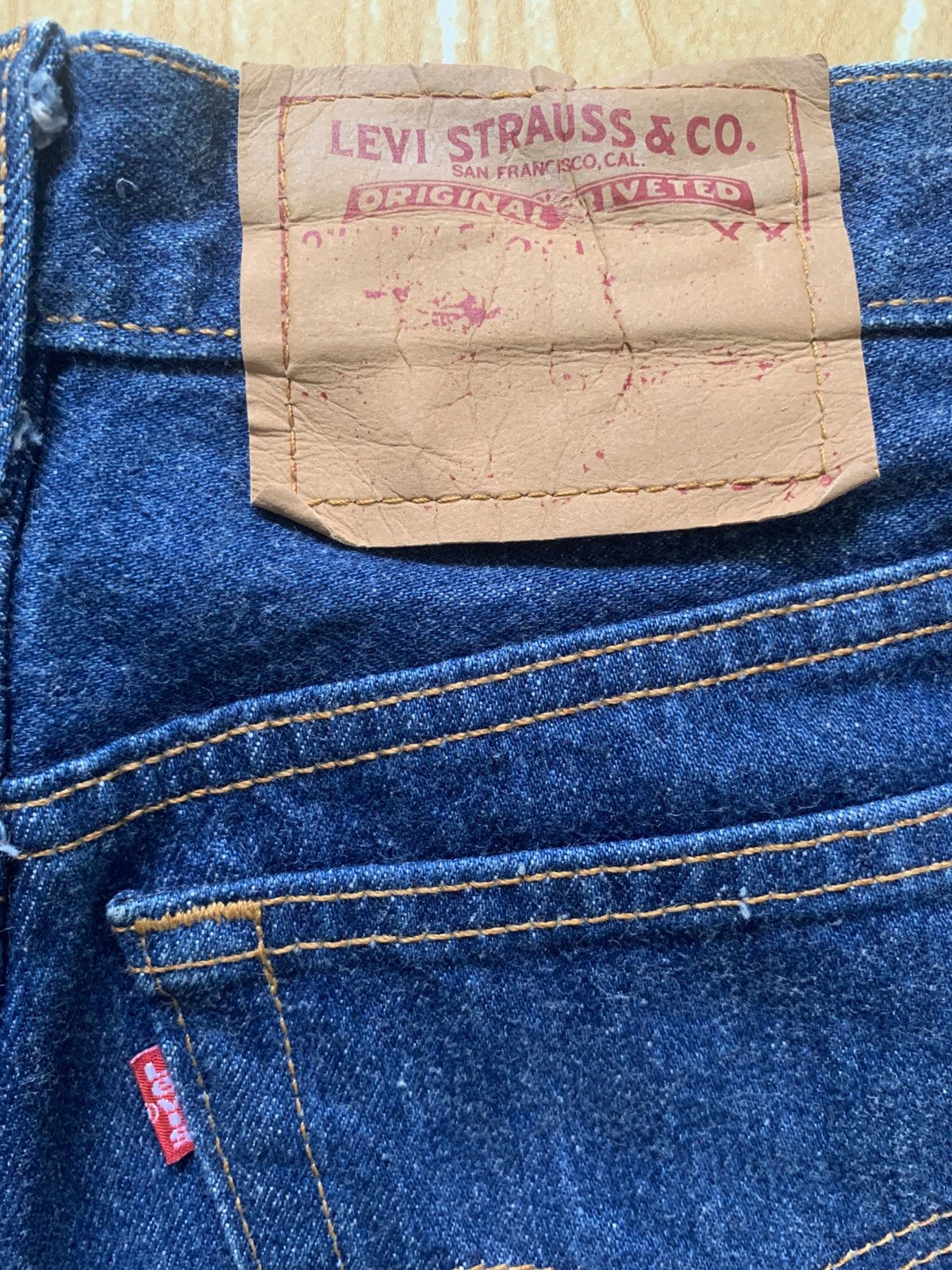 Levi's × Vintage Rare.. Vintage 90s Levi’s 501 Button Fly Denim Pants Size US 27 - 17 Thumbnail