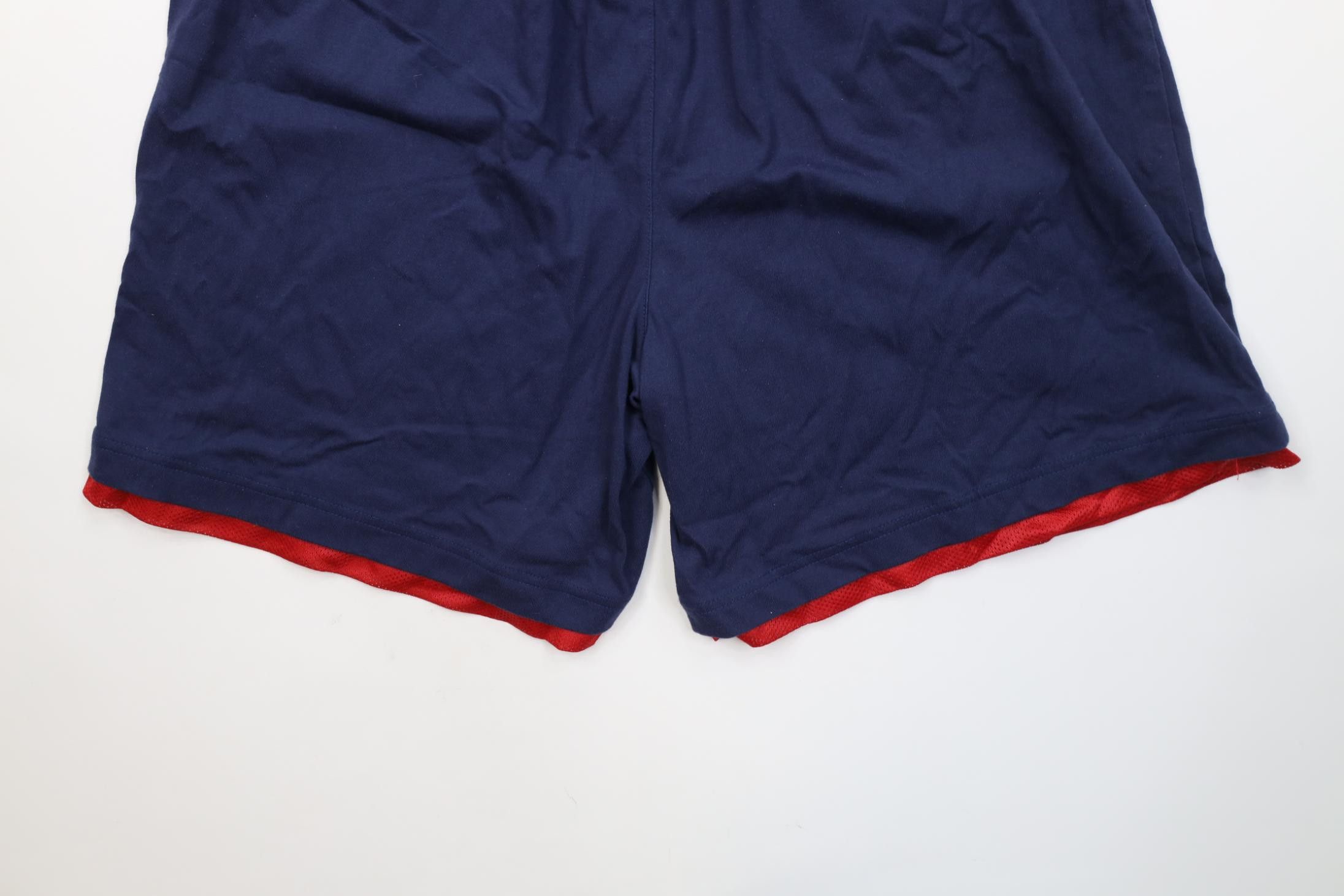 Nike Vintage 90s Y2K Nike NBA Pistons Basketball Shorts Blue Size US 30 / EU 46 - 13 Thumbnail