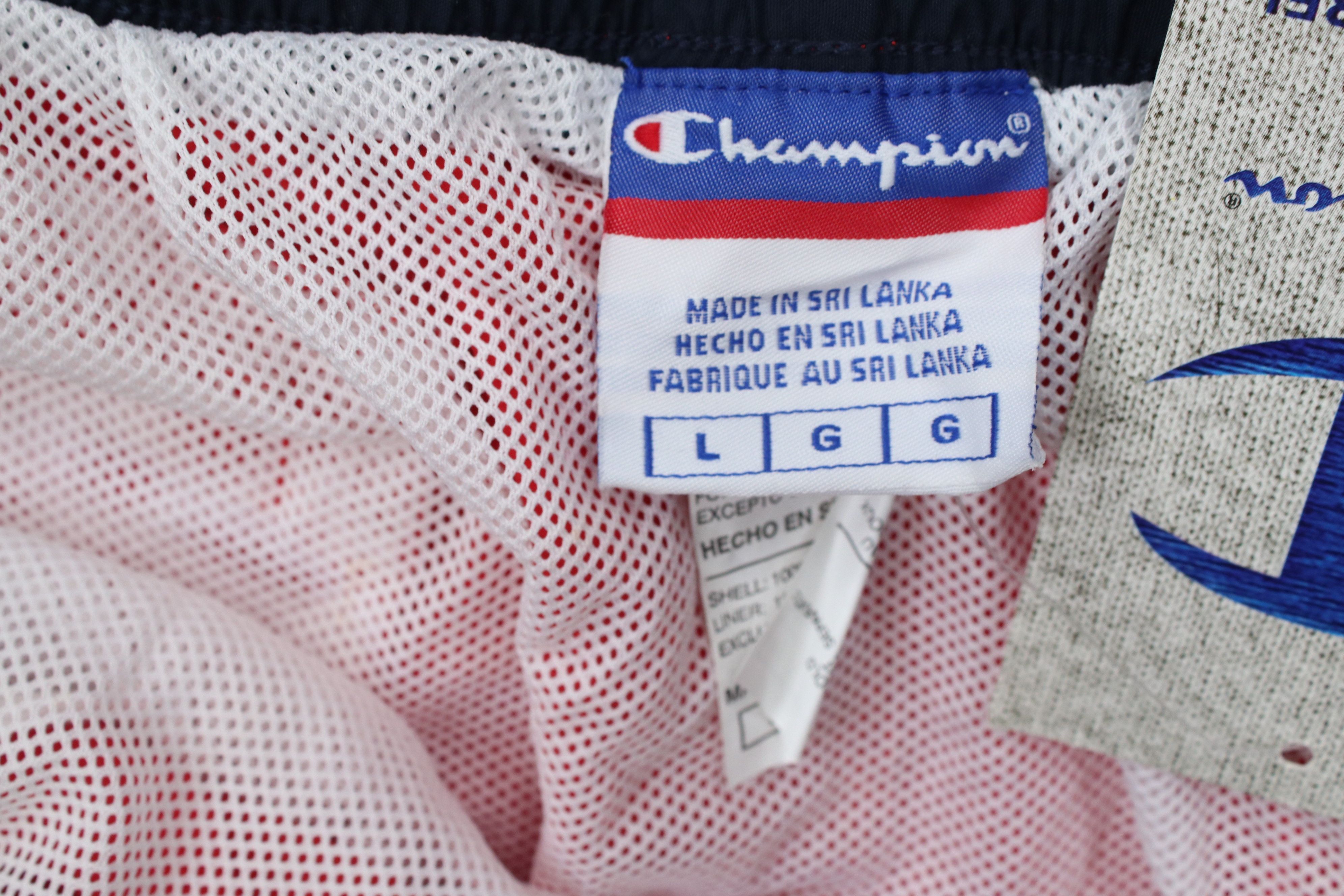 Champion × Vintage Deadstock Vintage Y2K 2002 Champion Lined Shorts Swim Trunks Size US 34 / EU 50 - 9 Thumbnail