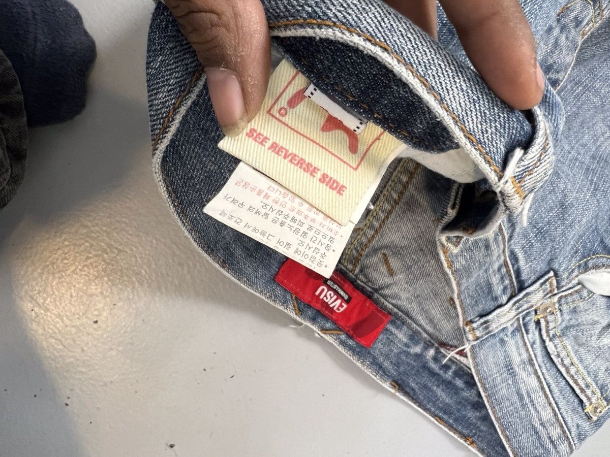 Vintage Vintage Evisu inspired buckle belt denim Size US 30 / EU 46 - 8 Thumbnail