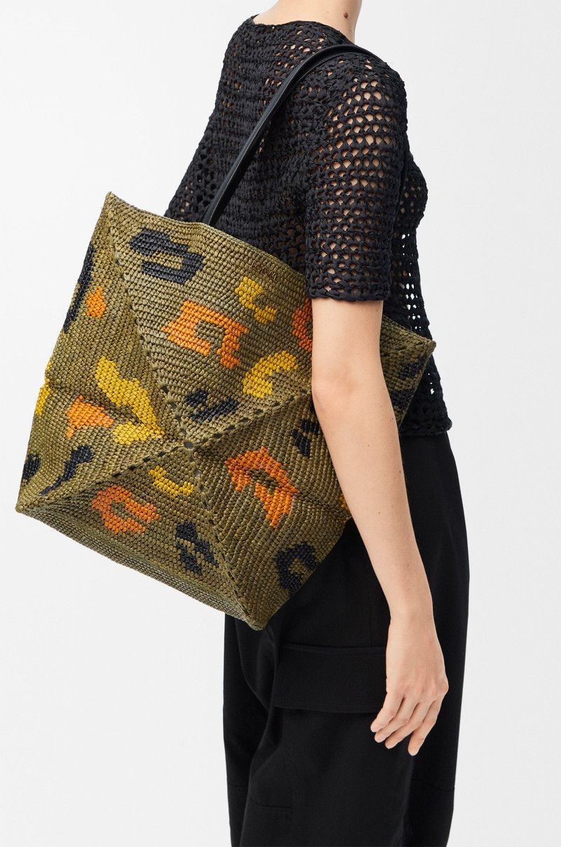 Loewe o1in1g0426 Size: OS/ Large Puzzle Fold Tote Bag Multicolor Size ONE SIZE - 3 Thumbnail