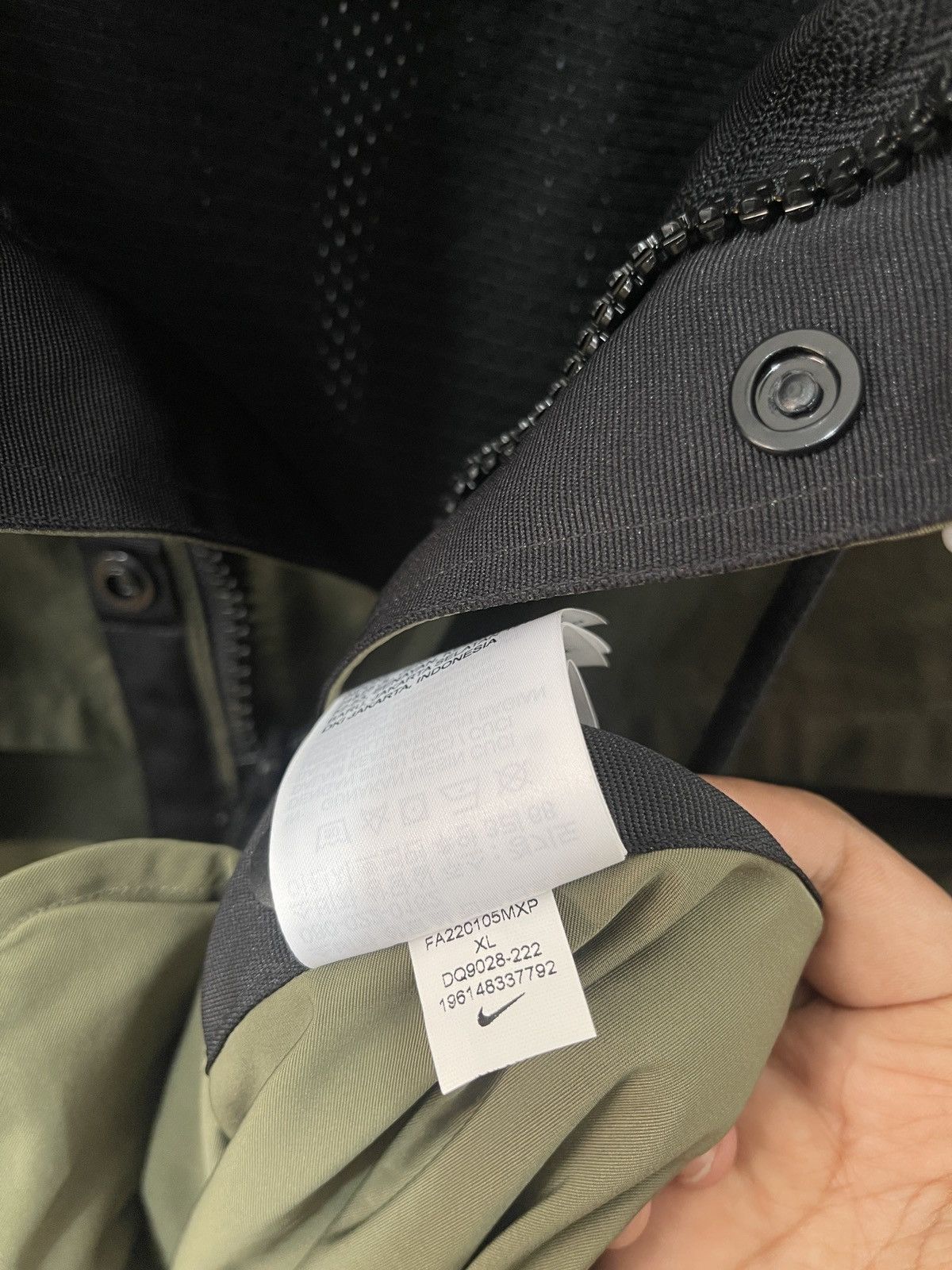Nike × Sacai Nike x Sacai Trench Coat Jacket Hideen Hood Size XL Size US XL / EU 56 / 4 - 9 Thumbnail