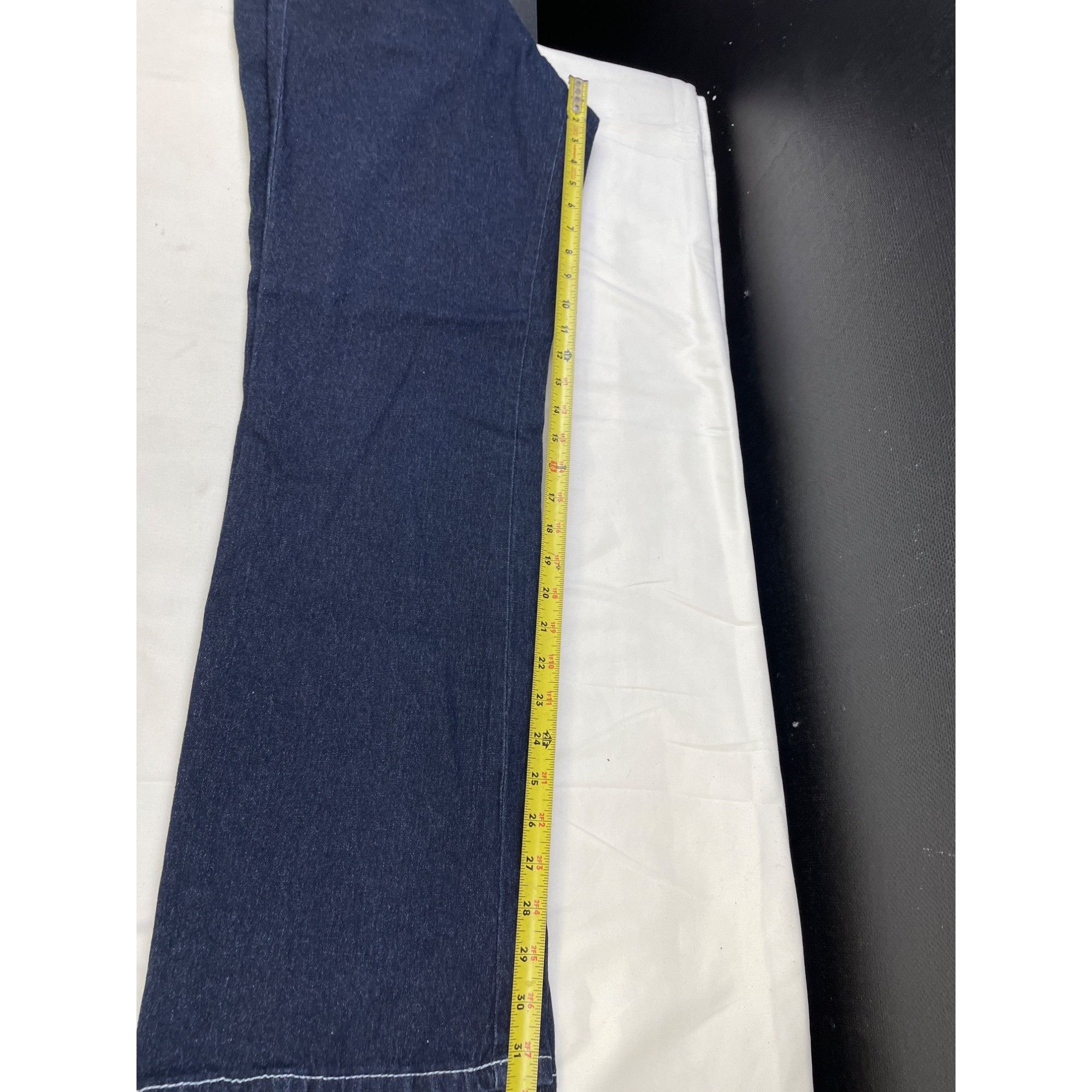 Other Diane Gilman Women's Blue Jeans boot cut Size 14 SKU 5151 Size 36" / US 14 / IT 50 - 8 Thumbnail