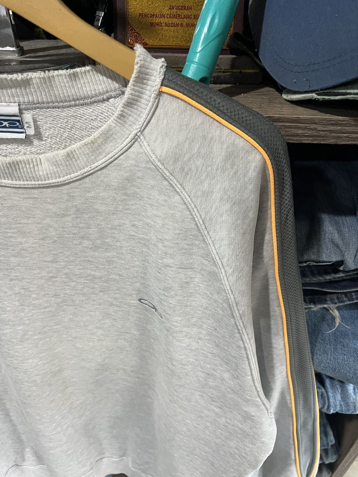 Ocean Pacific 🔥Distressed Ocean Pacific Side Stripe Sweatshirt Size US M / EU 48-50 / 2 - 6 Thumbnail