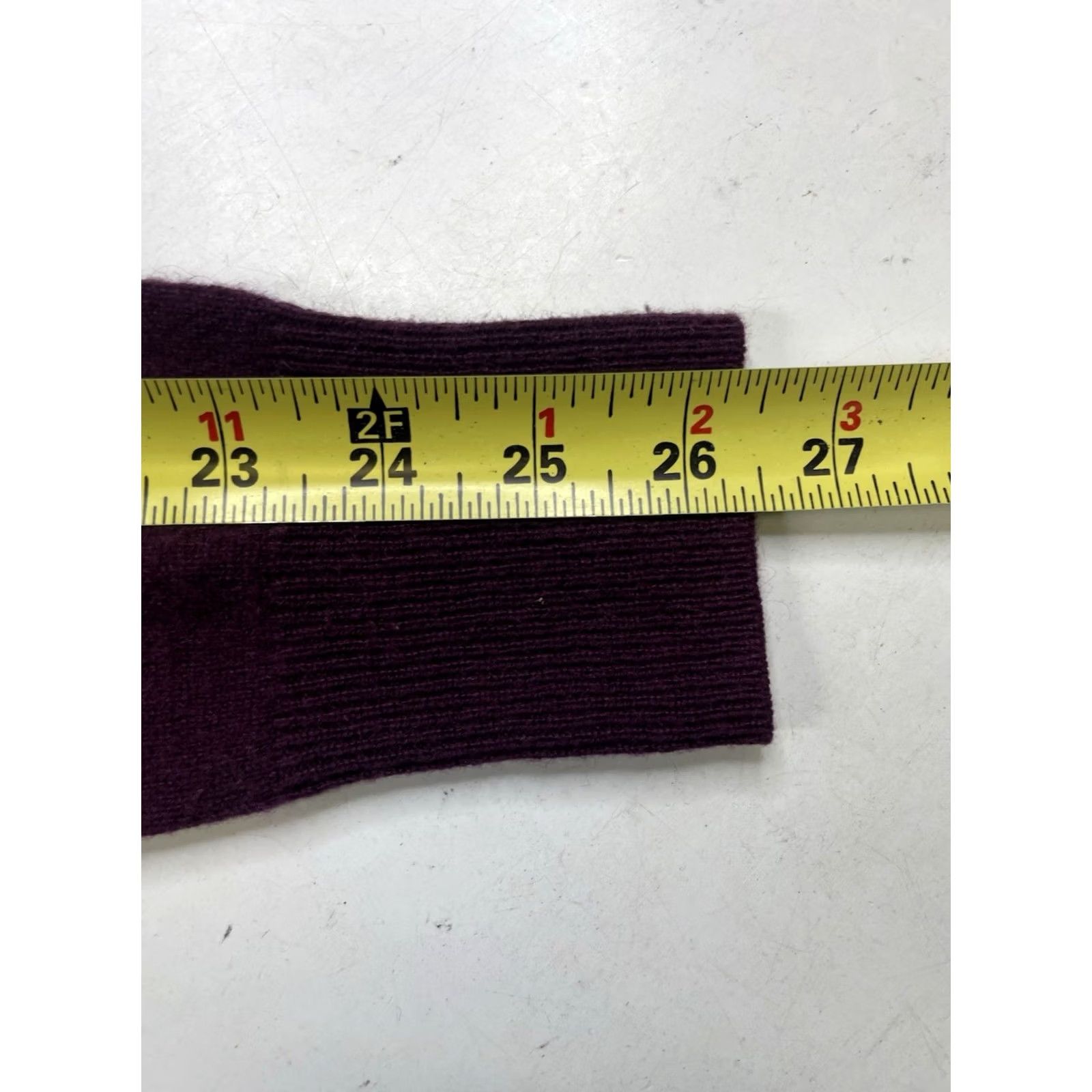 AQUA Aqua 100% Cashmere Crew Neck Knit Sweater Purple XS Womens Size XS / US 0-2 / IT 36-38 - 4 Thumbnail