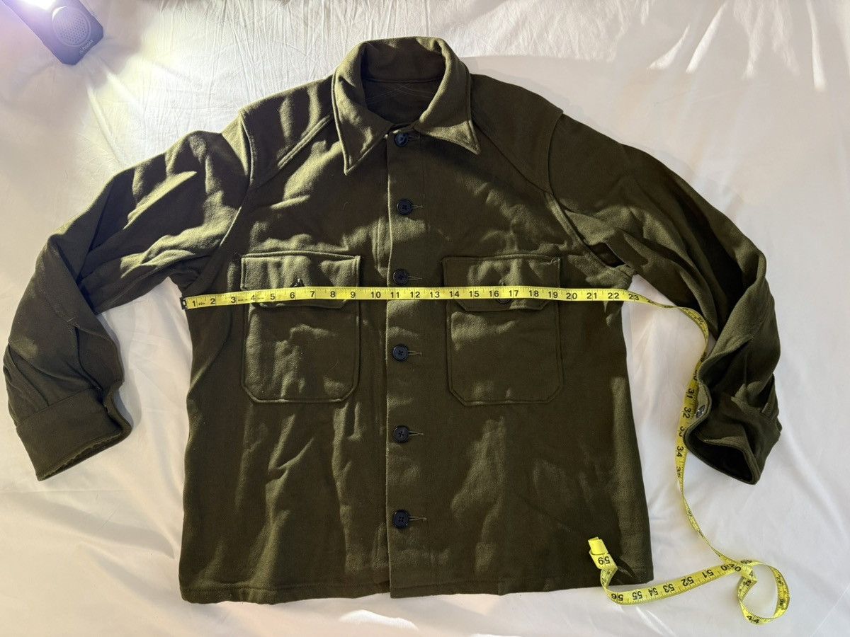 Vintage ***FINAL DROP***RARE 60s HEAVY WOOL MILITARY BUTTON UP M-XL Size US L / EU 52-54 / 3 - 2 Thumbnail