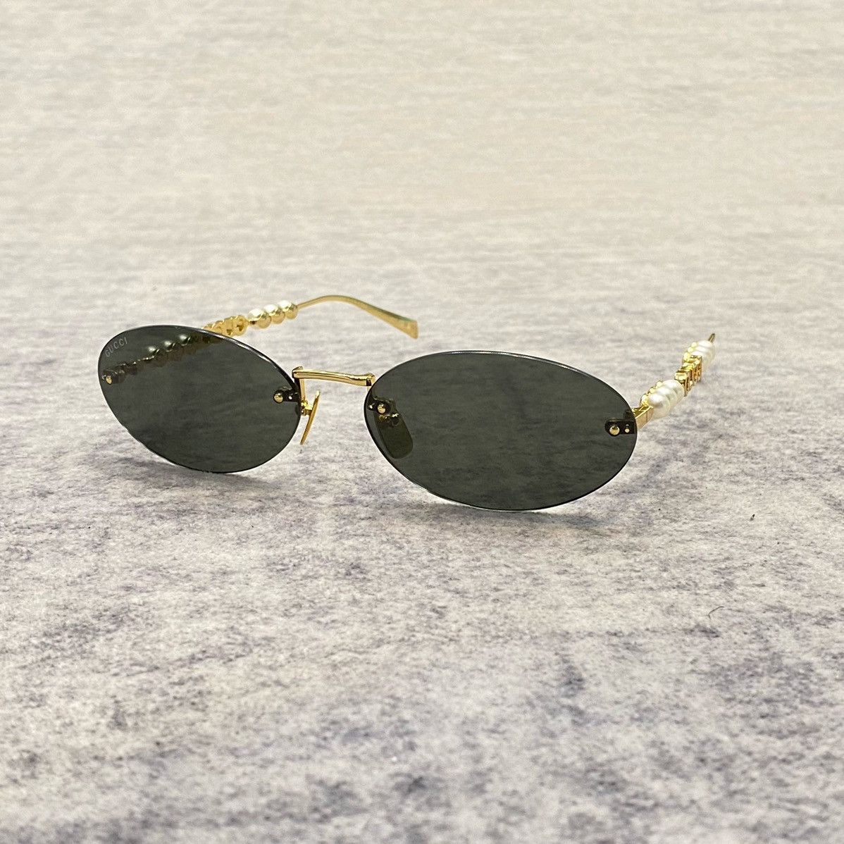 Gucci GUCCI GG1922S 001 GOLD DARK GREY Size ONE SIZE - 1 Thumbnail