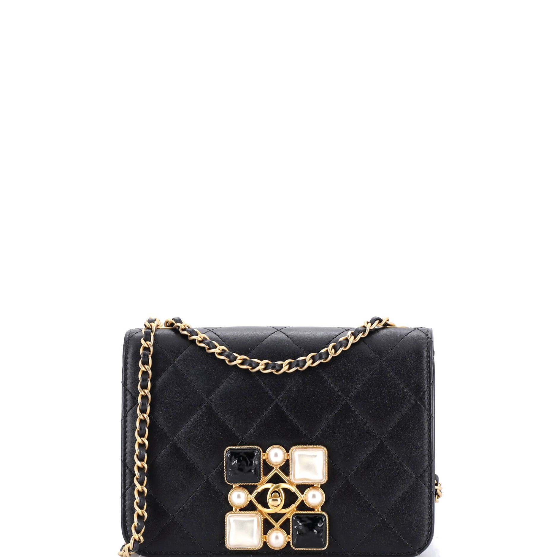 Chanel Resin and Pearl CC Full Flap Bag Size ONE SIZE - 1 Thumbnail