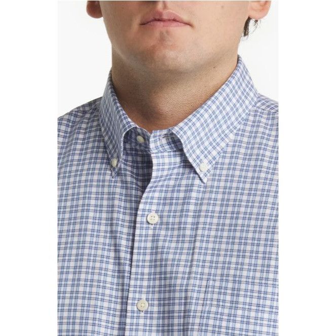 Peter Millar Peter Millar Blue Water Cotton Button-Down Sport Shirt NWT - Size US S / EU 44-46 / 1 - 2 Thumbnail