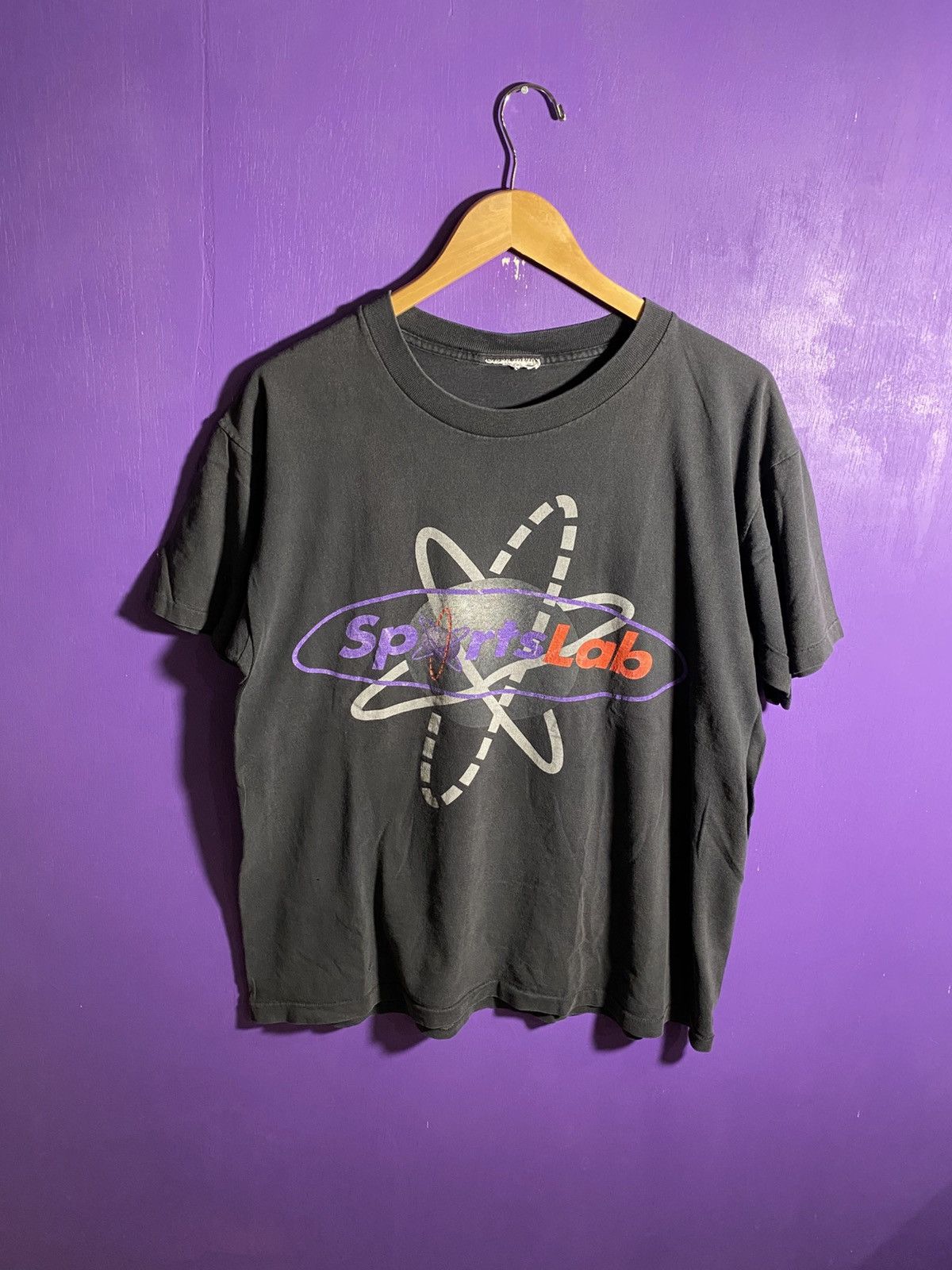 Other Vintage 90s Sports lab faded logo tee Size US XL / EU 56 / 4 - 1 Thumbnail