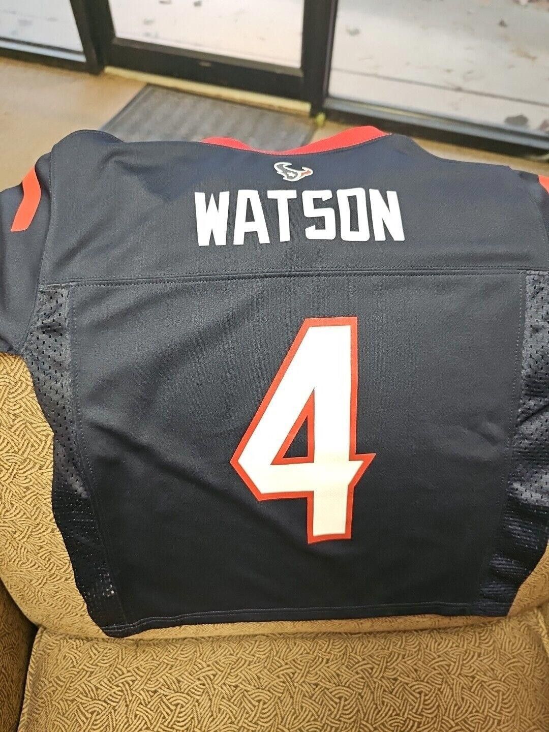 Nike Nike DeShaun Watson #4 Texans On Field NFL Jersey Youth M Size ONE SIZE - 3 Thumbnail