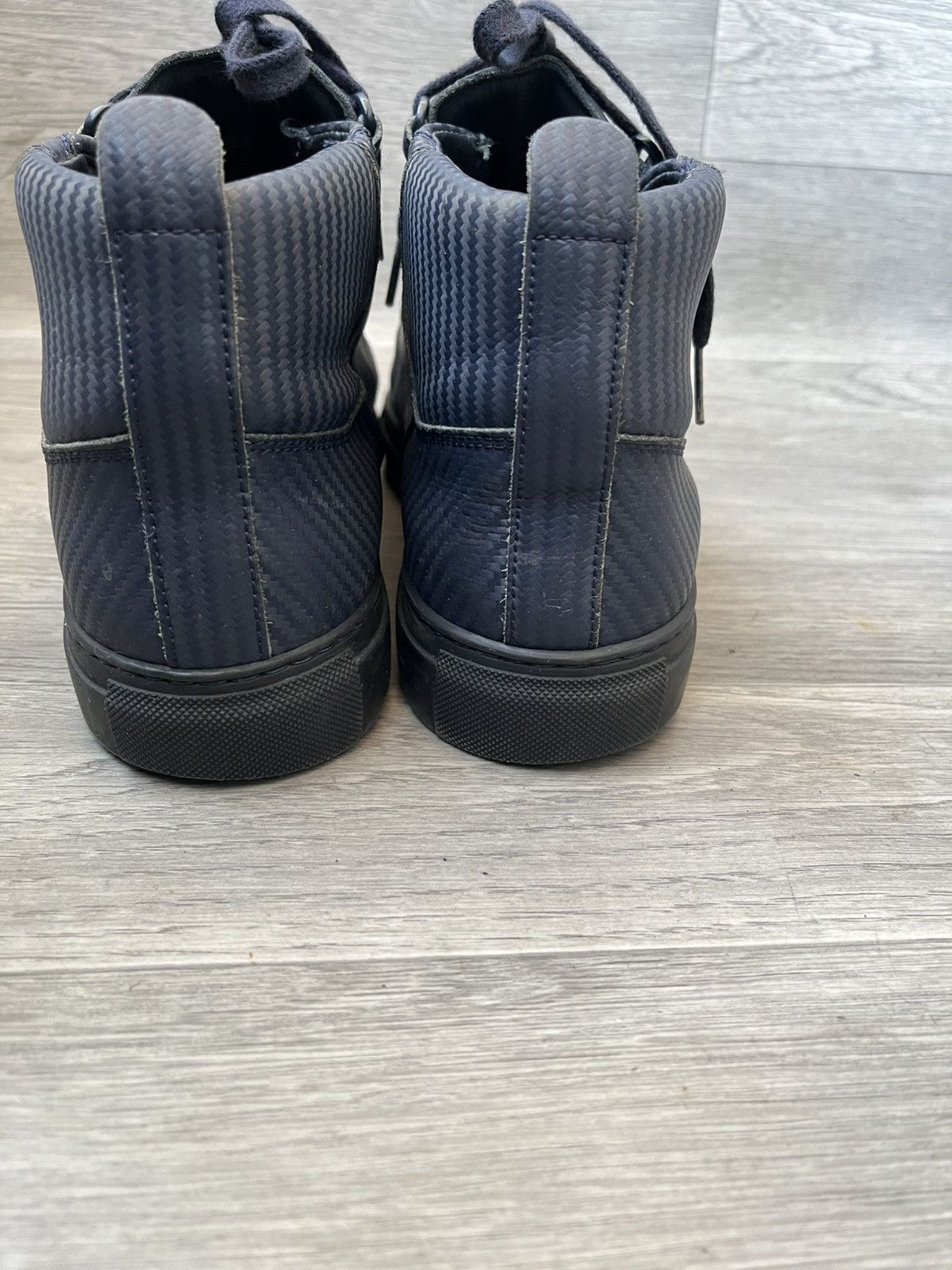 Balenciaga Balenciaga arena carbon blue hi-top sneakers sz 41 Size US 8 / EU 41 - 7 Thumbnail