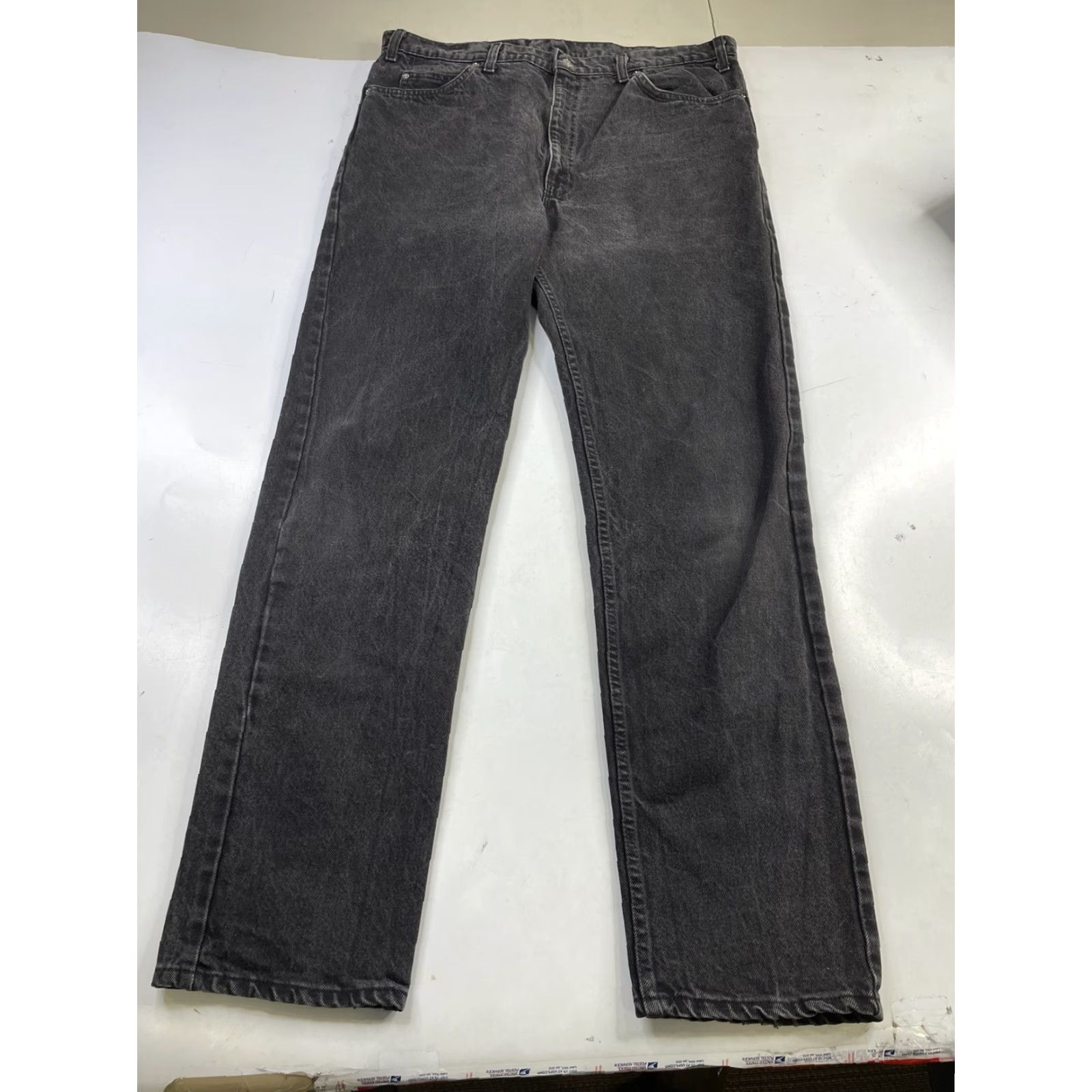 Levi's VINTAGE Levi's 505 Black Tab Jeans Jeans Regular Mens 40x34 Black Denim USA Made Straight 505 Model Mens Jeans USA Made Size US 40 / EU 56 - 3 Thumbnail
