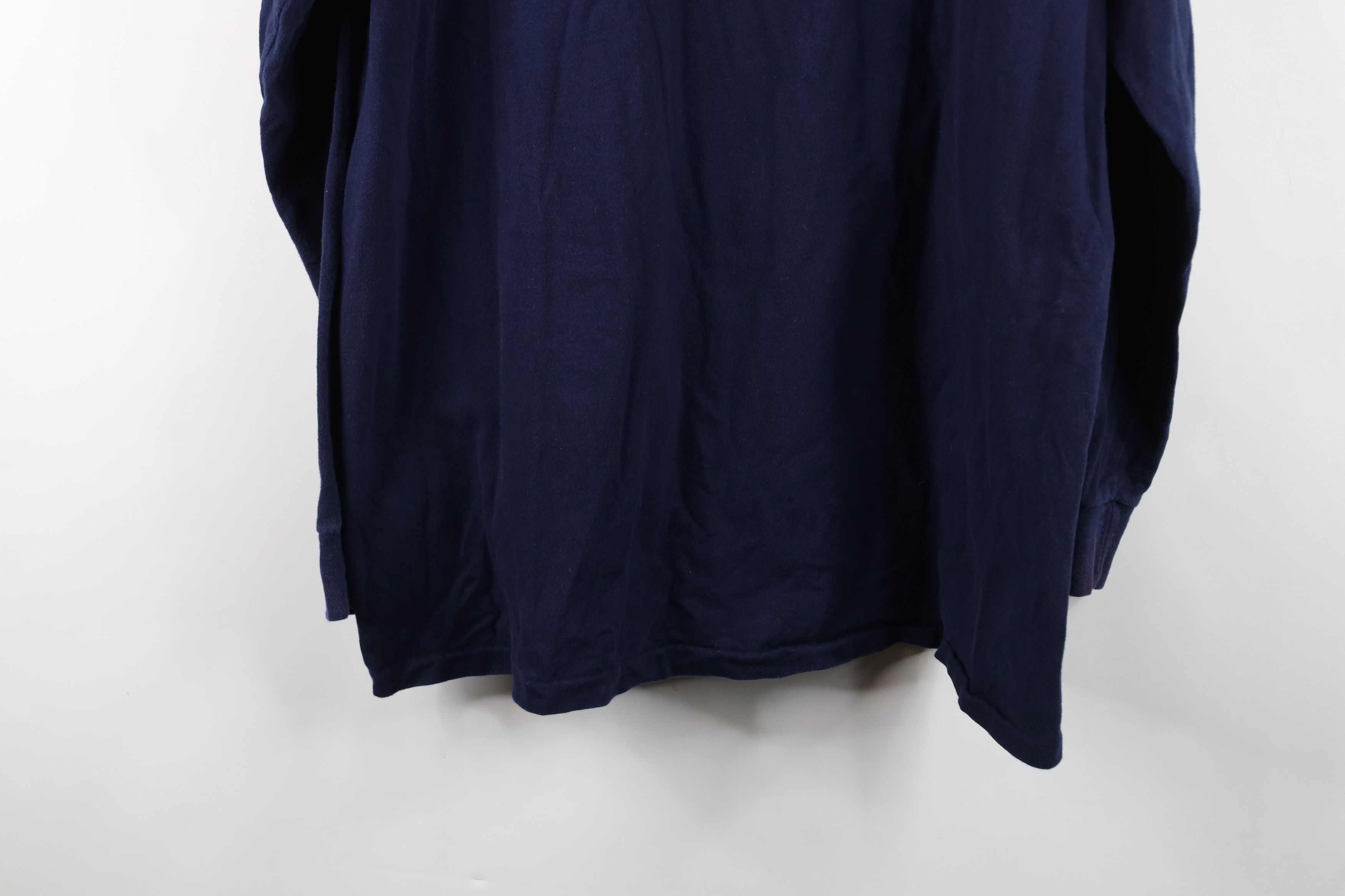 Vintage Vintage 90s Streetwear Heavy Cotton Long Sleeve T-Shirt USA Size US XL / EU 56 / 4 - 13 Thumbnail