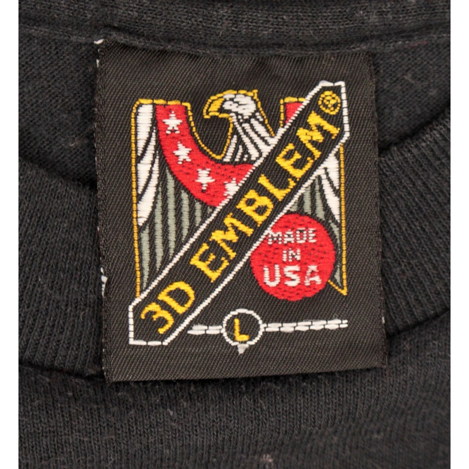 Harley Davidson 3D Emblem Harley Davidson TShirt Mens VTG 80s Wolf Black Size L Graphic Tee Size US L / EU 52-54 / 3 - 5 Thumbnail