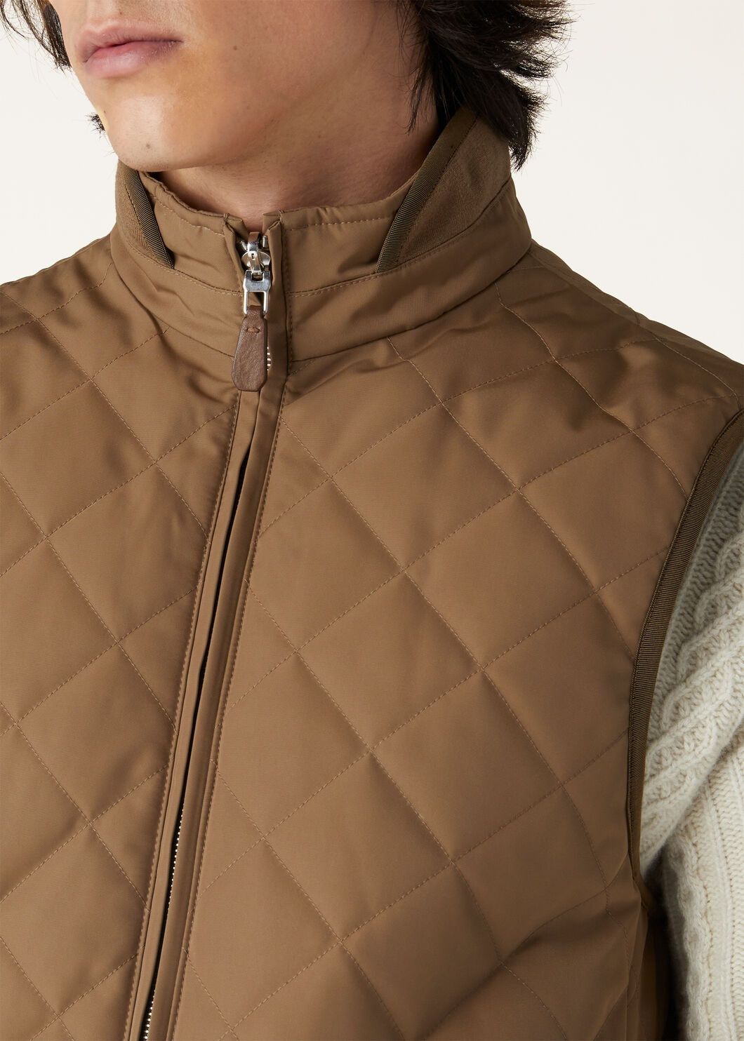 Loro Piana o1w1db10125 FAN9989 Tauri Vest in Brown Size US S / EU 44-46 / 1 - 3 Thumbnail