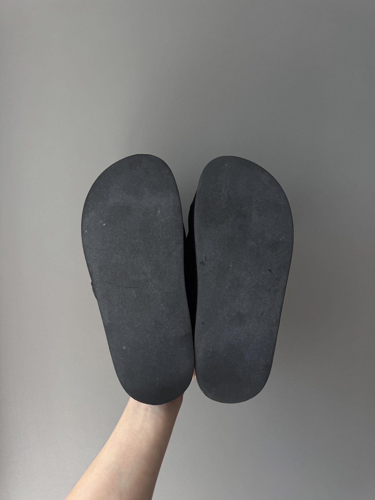 Ganni Ganni Ruched Platform Black Sandals Size US 6 / IT 36 - 8 Thumbnail