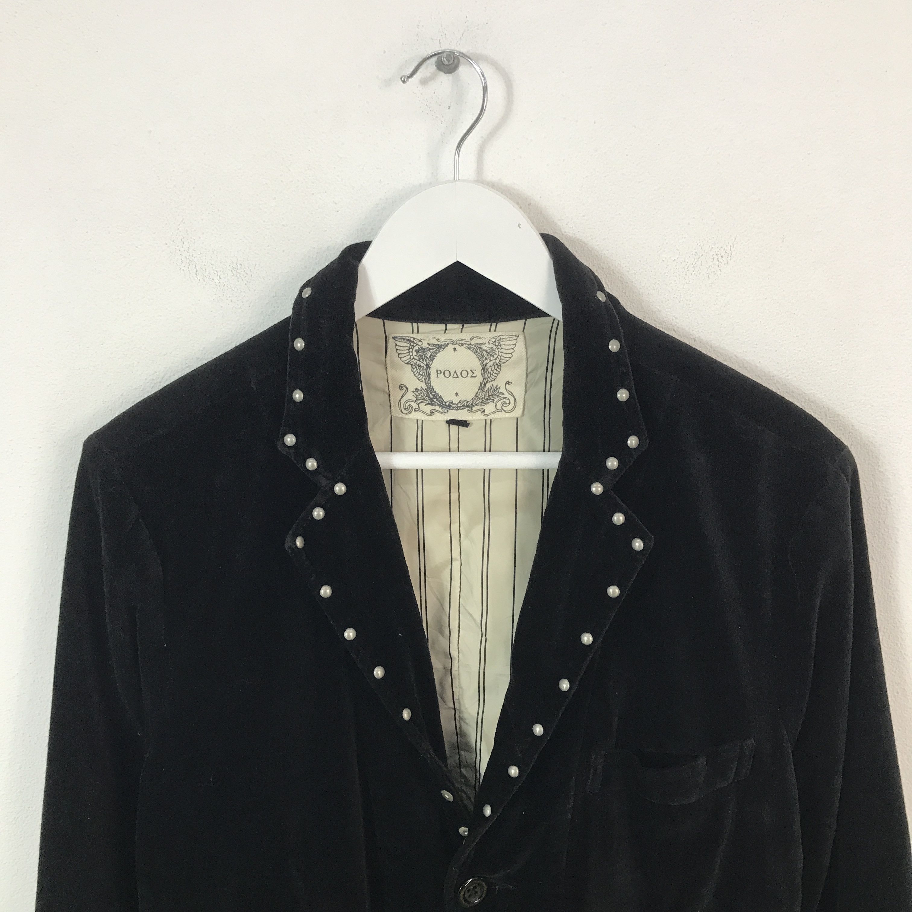 Japanese Brand Japan Punk Design Velvet Jacket poaom Jacket Size US M / EU 48-50 / 2 - 2 Thumbnail