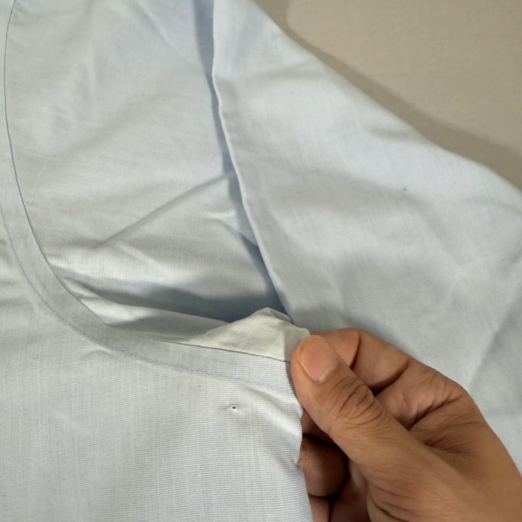 Brooks Brothers VINTAGE Brooks Brothers Dress Shirt Men 2XL Long Sleeve Blue Cotton Non-Iron Business Formal Size 48R - 4 Thumbnail