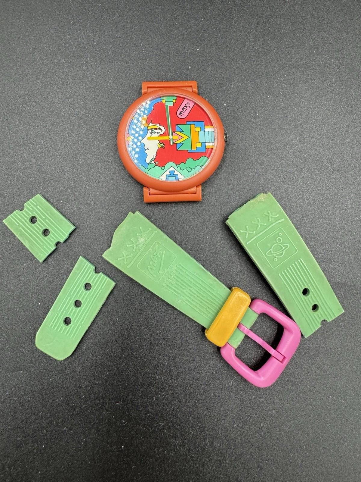 Other Vintage 1988 PETER MAX Wrist Watch Rare ! Collector’s Piece Size ONE SIZE - 1 Thumbnail