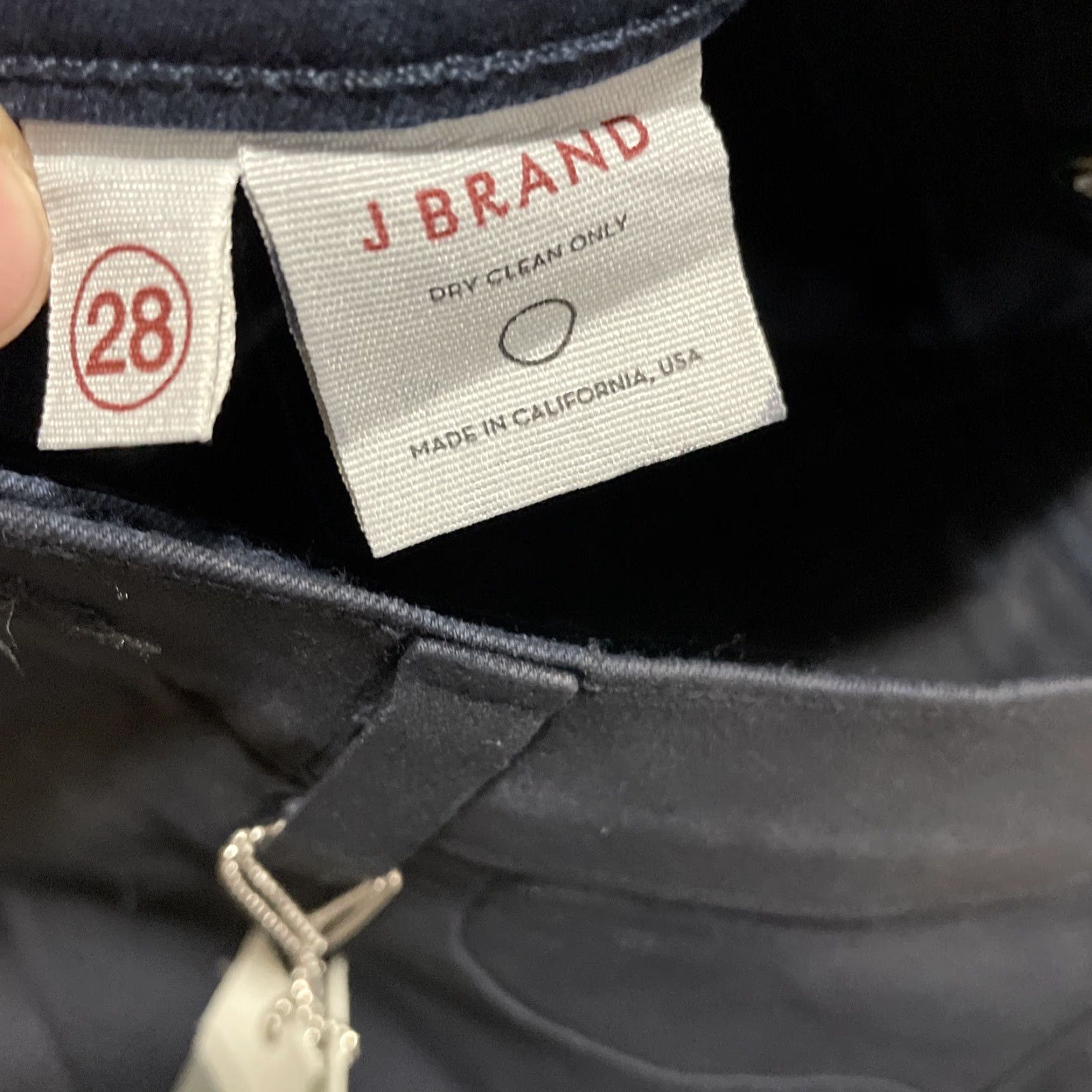 J Brand VINTAGE J BRAND Wax Coated Indigo Jeggings Low Rise Super Skinny Jeans 28x30 Blue Cotton Blend 28 Women Slim Jegging 30 Inseam Womens Jeans Size 28" / US 6 / IT 42 - 4 Thumbnail