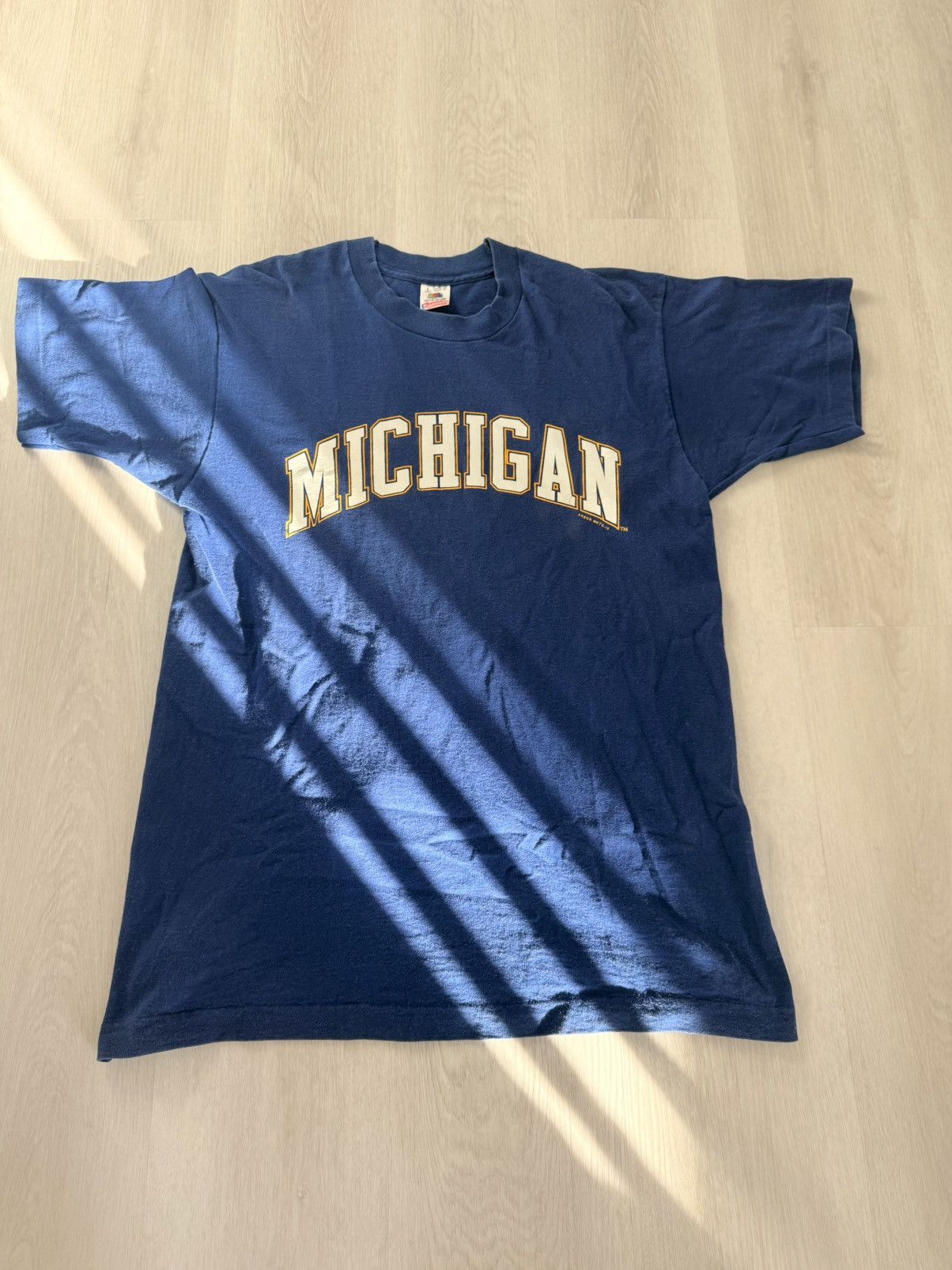 Vintage 80s Vintage Michigan Fruit of the Loom Shirt Size Large Size US L / EU 52-54 / 3 - 1 Thumbnail