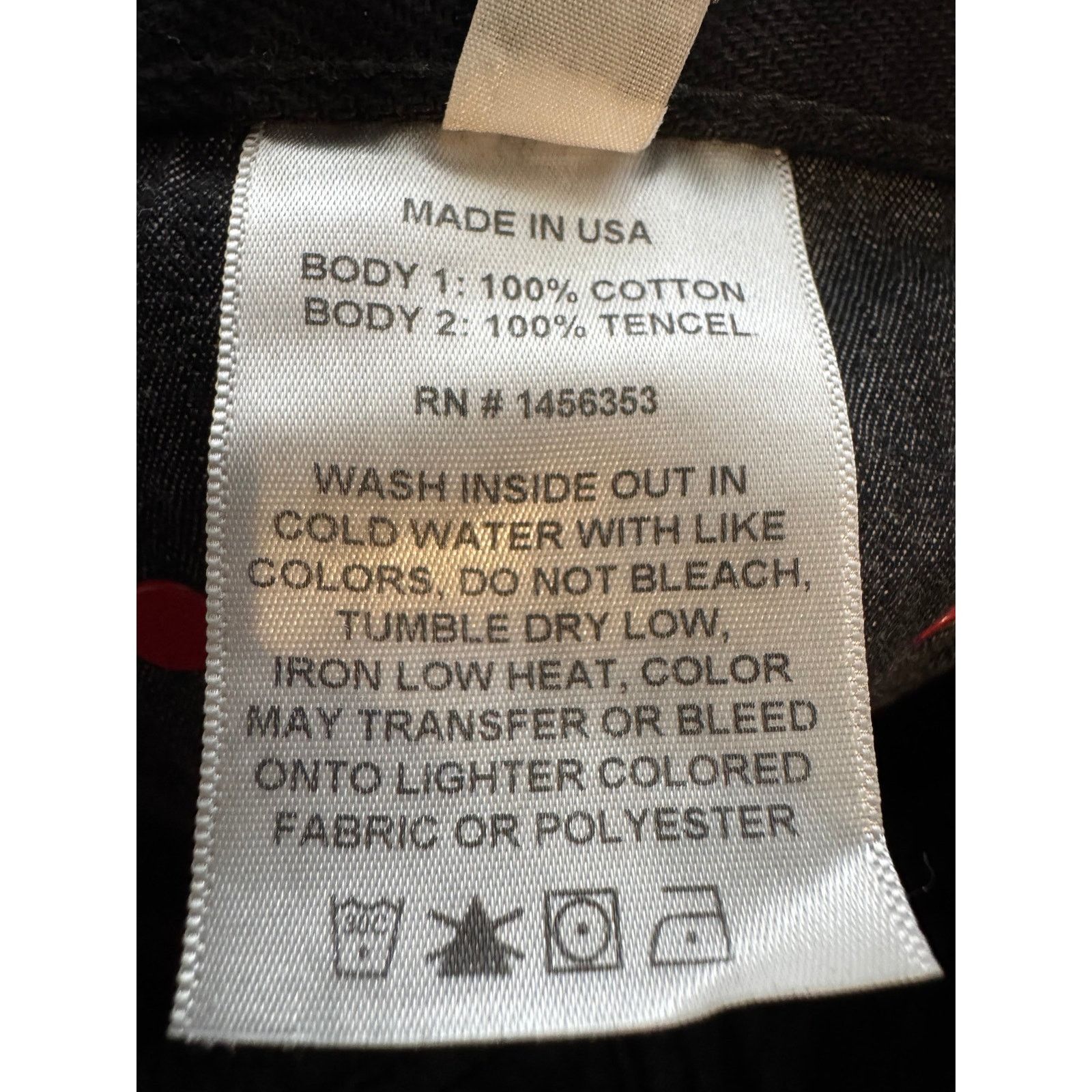 Endless Endless Boro Black & Red Jean Size US 28 / EU 44 - 3 Thumbnail